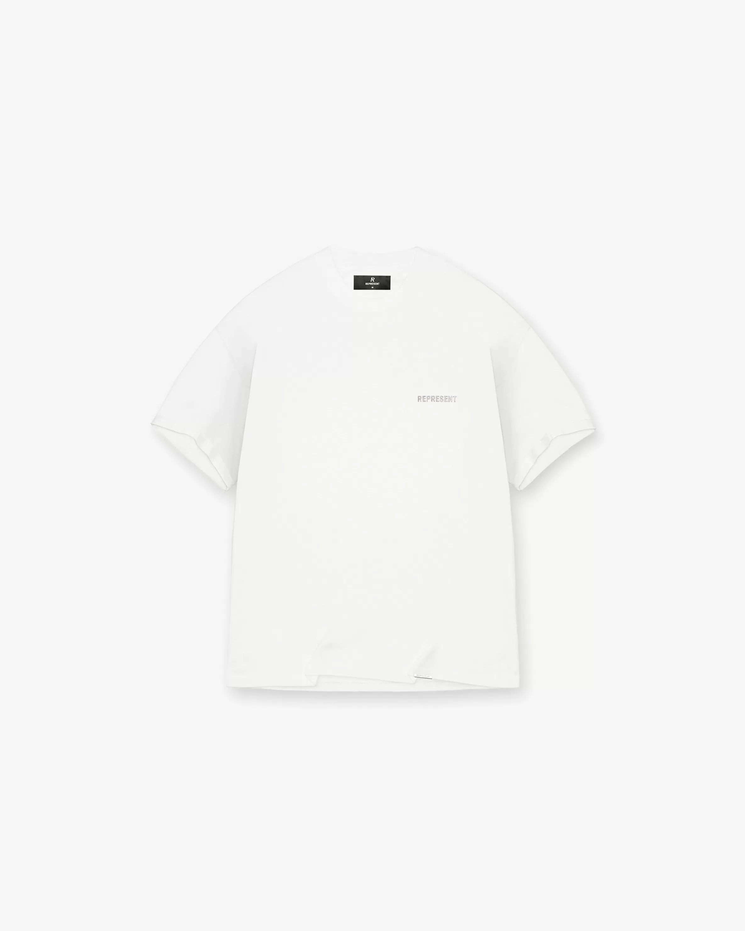 Block Logo T-Shirt - Flat White^Represent Outlet