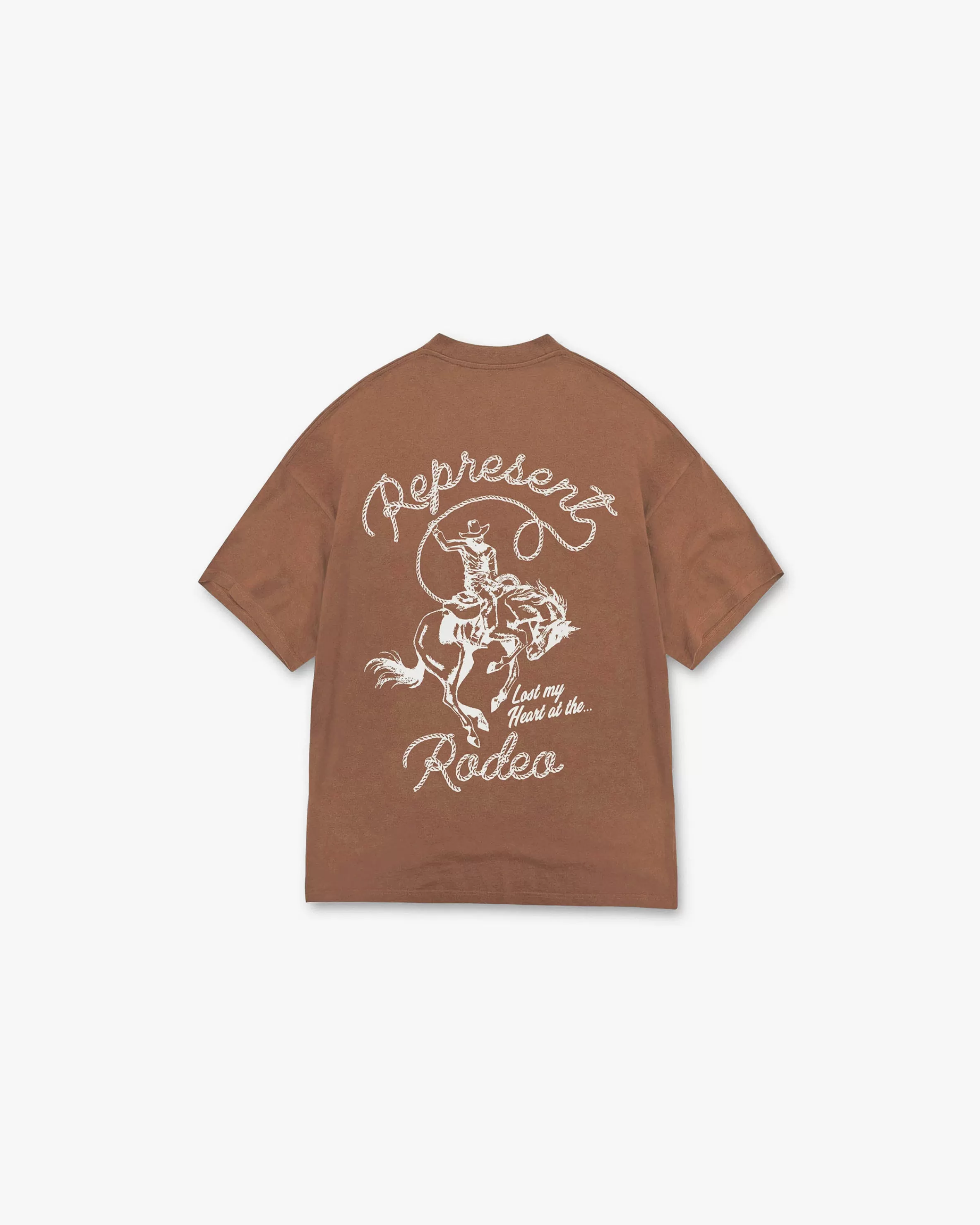 Chain Stitch Rodeo T-Shirt - Vintage Brown^Represent Sale