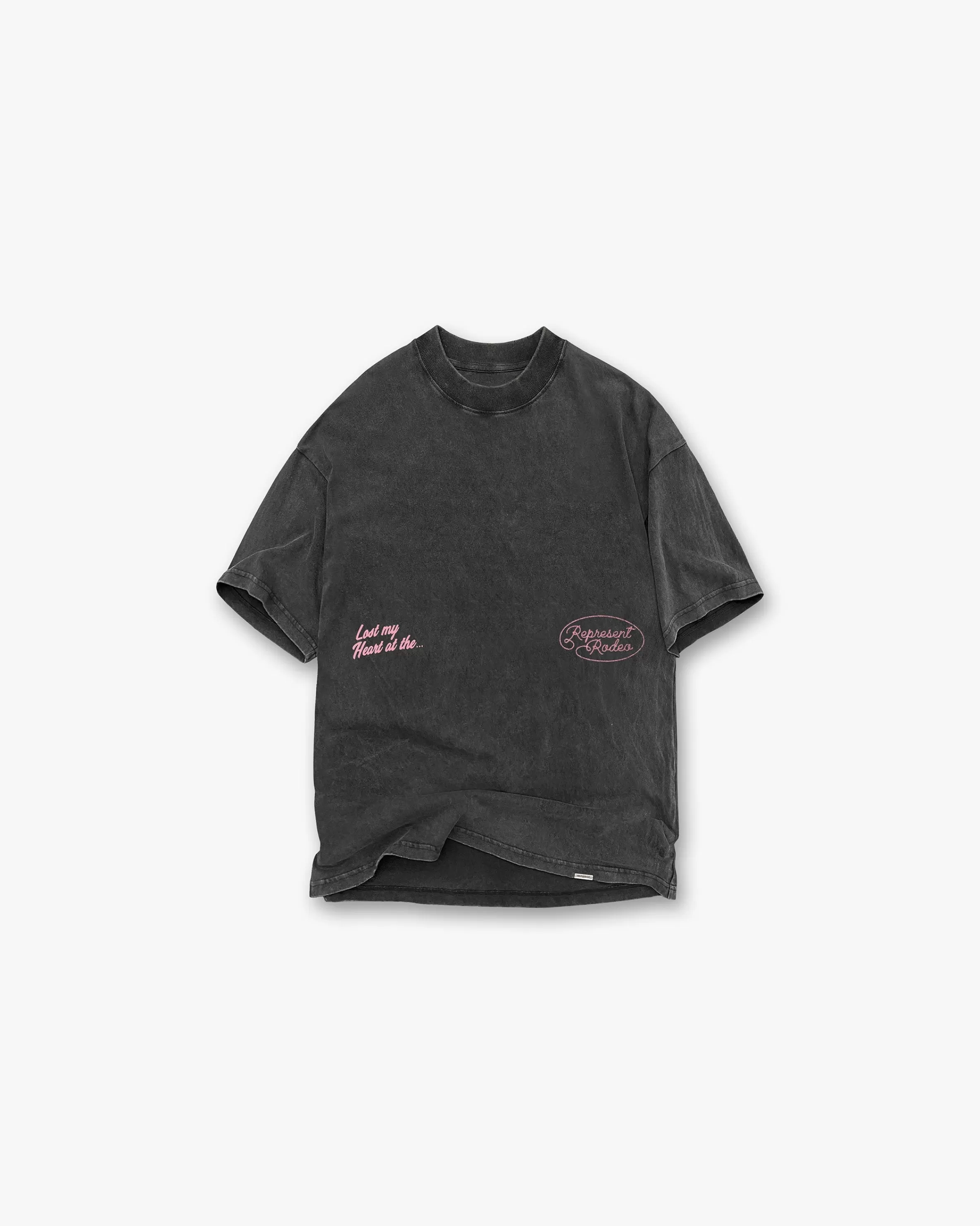 Chain Stitch Rodeo T-Shirt - Vintage Grey^Represent Online