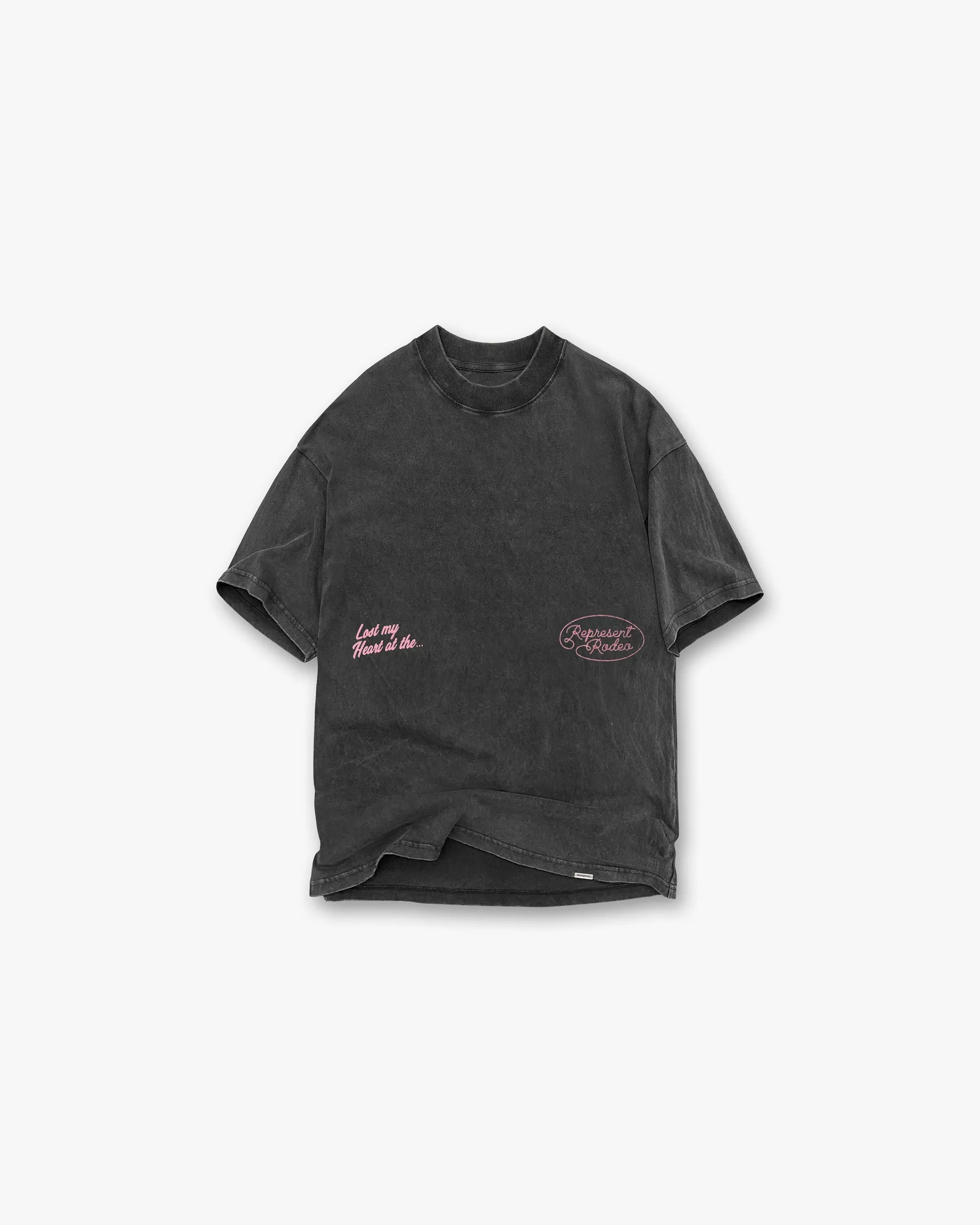 Chain Stitch Rodeo T-Shirt - Vintage Grey^Represent Online