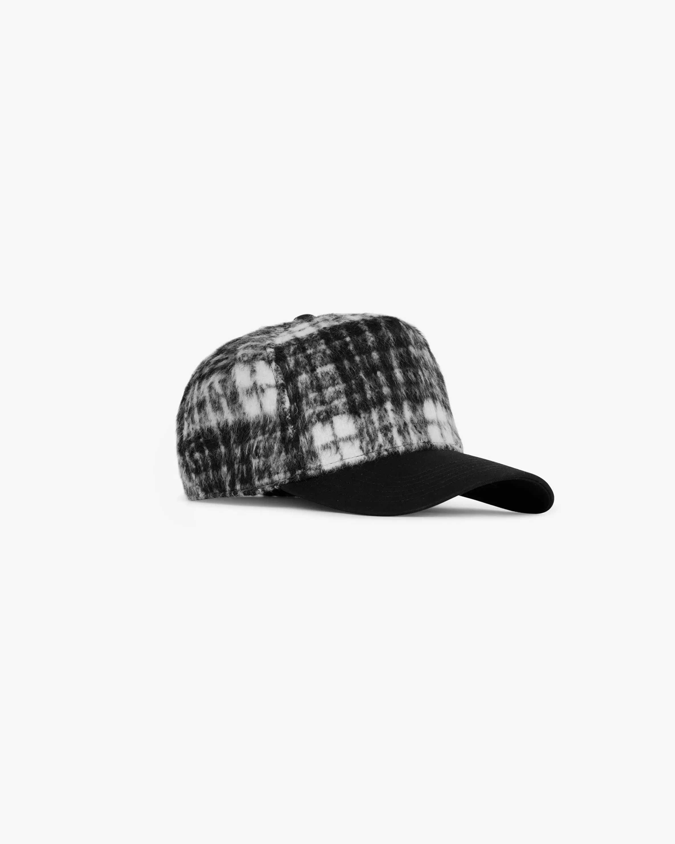 Check Initial Trucker Cap - Jet Black White^Represent Online