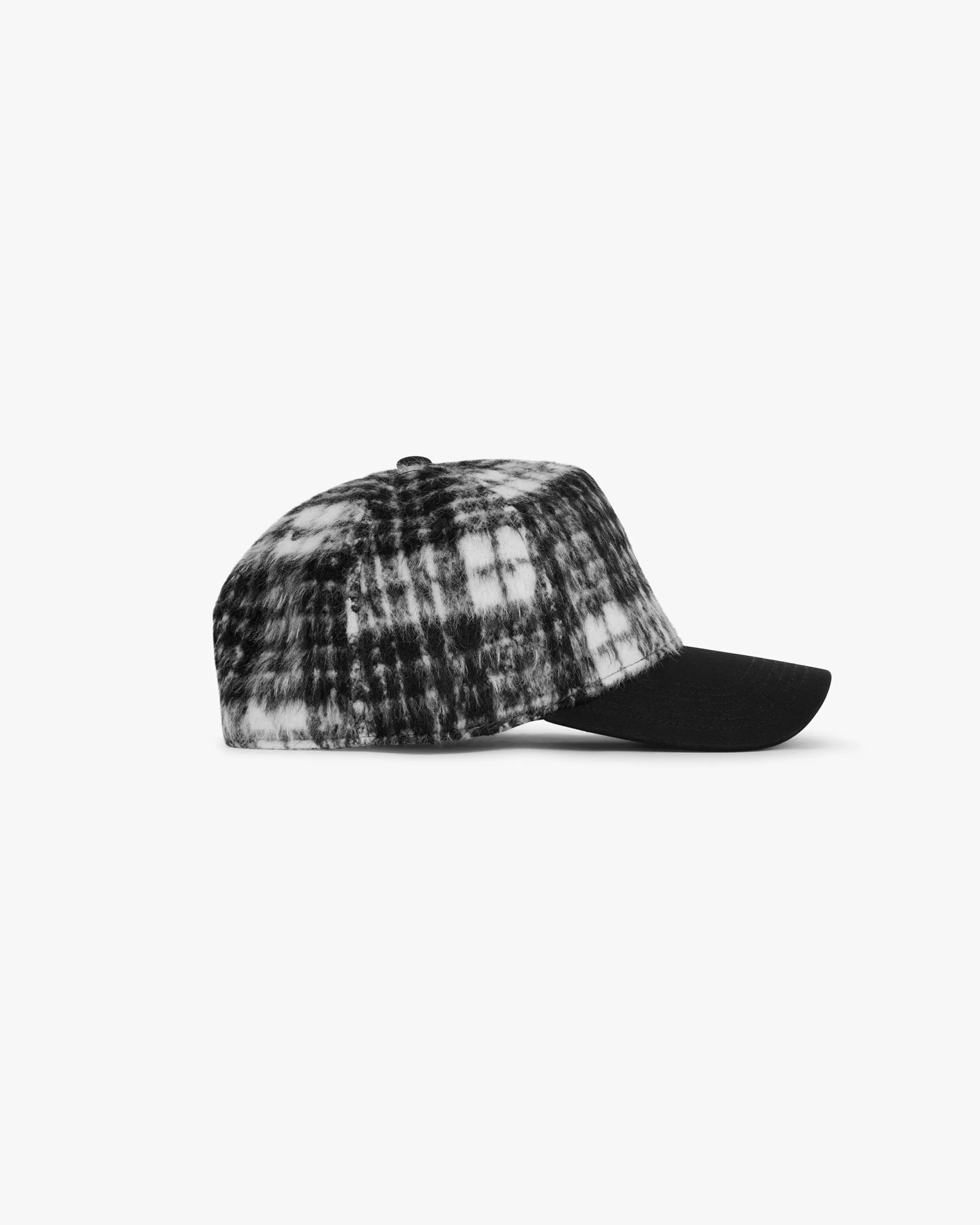 Check Initial Trucker Cap - Jet Black White^Represent Online