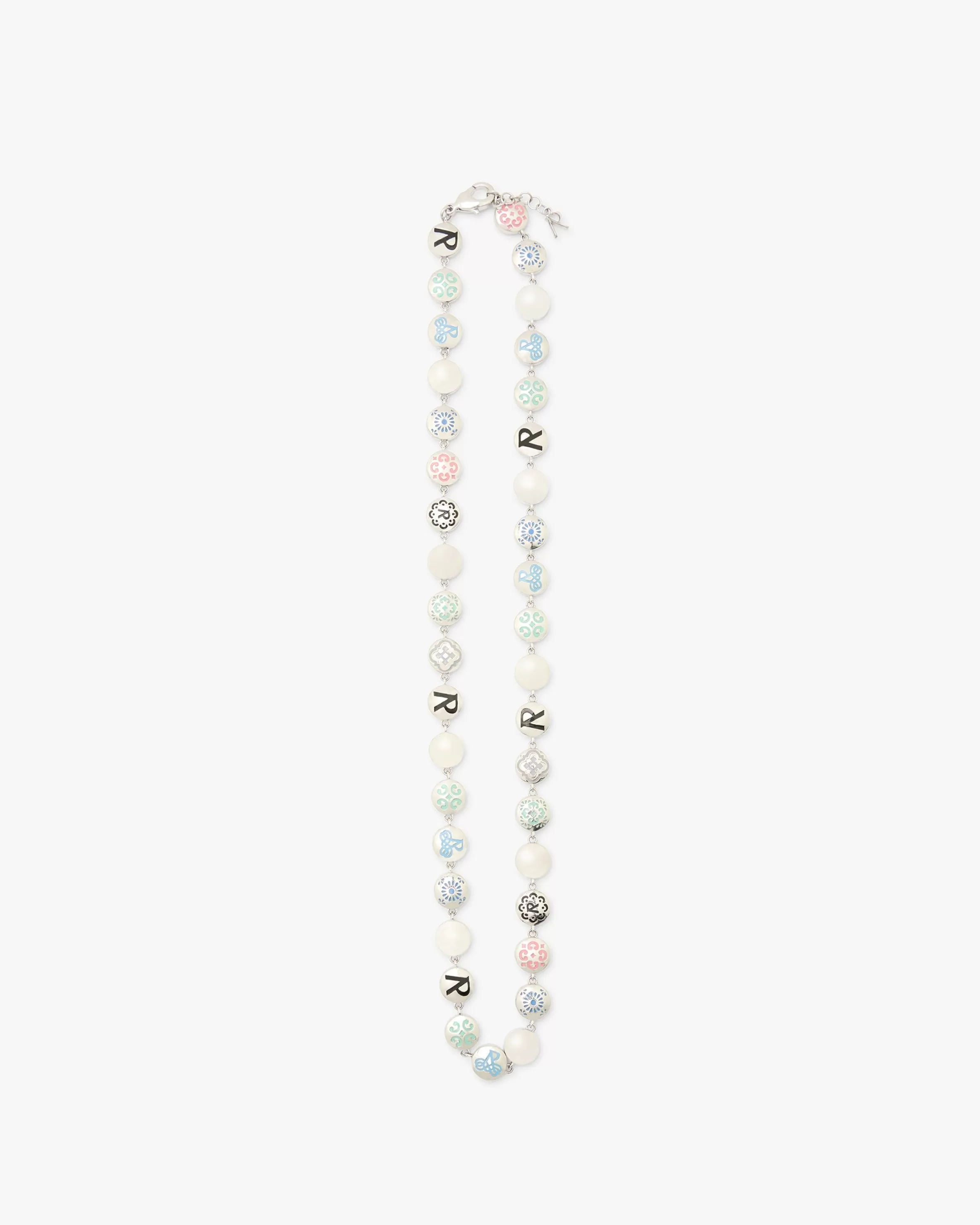 Enameled Bead Necklace -^Represent Clearance