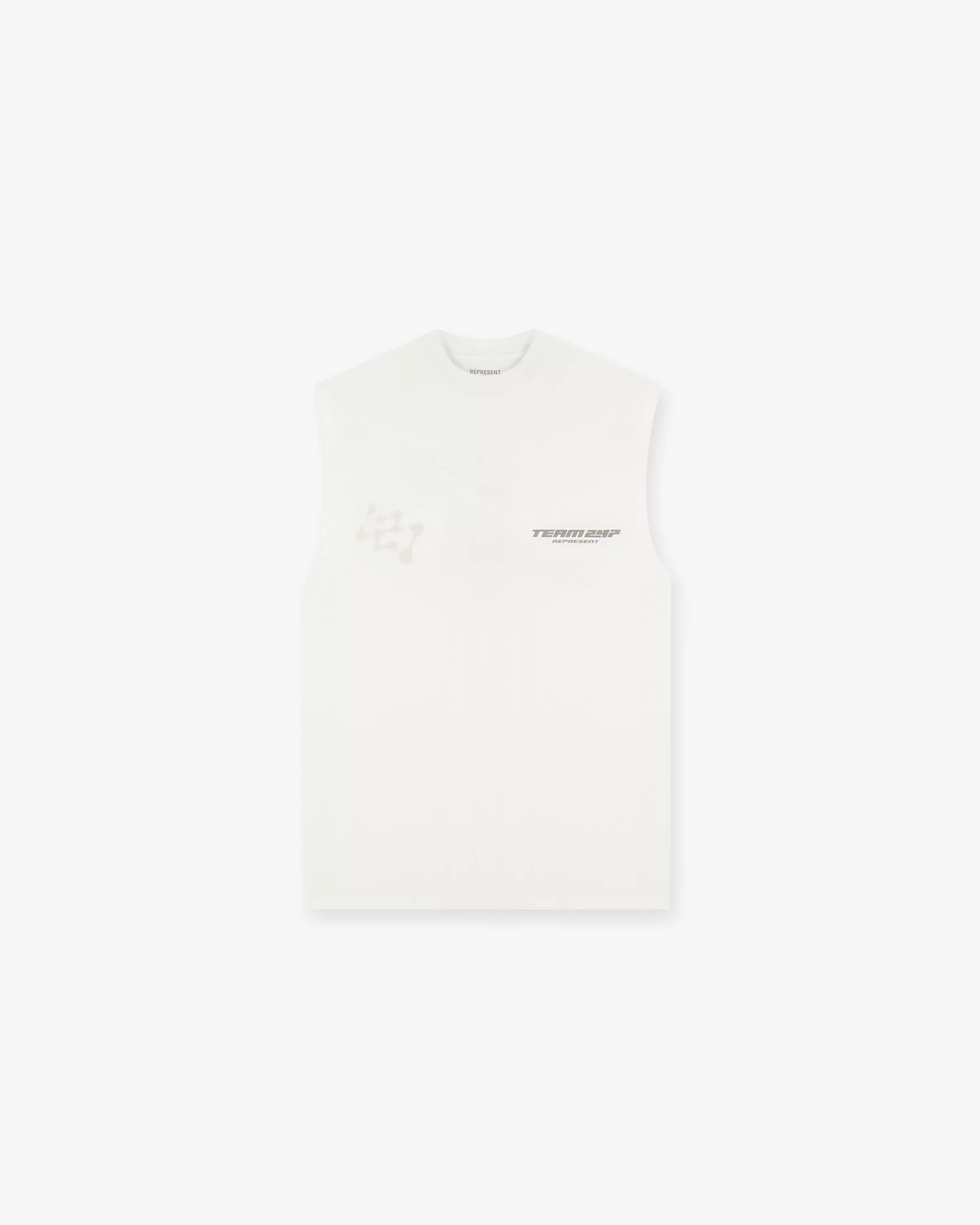 247 Future Terrains Oversized Tank - Flat White^Represent Cheap