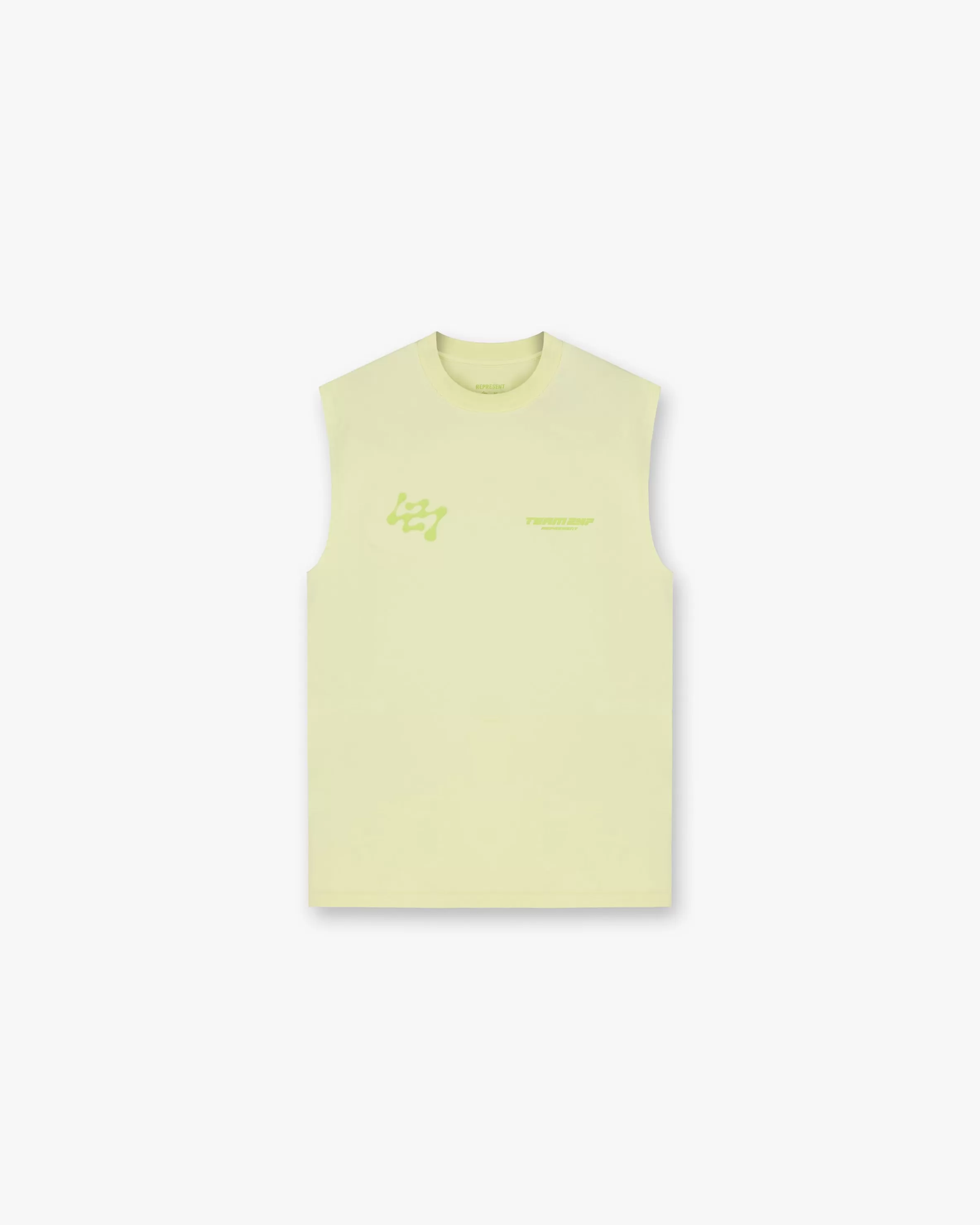 247 Future Terrains Oversized Tank - Shadow Lime^Represent Best Sale