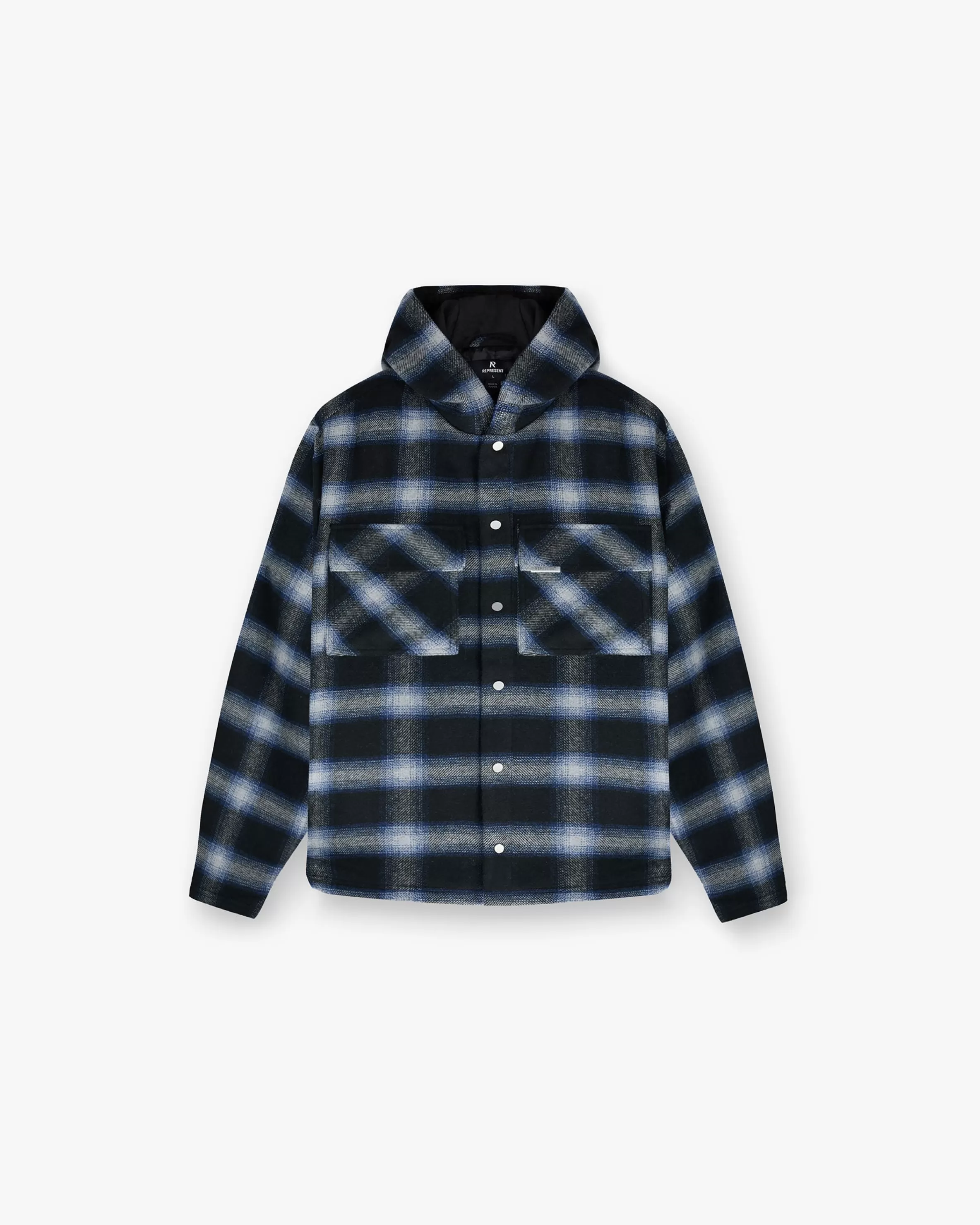 Hooded Overshirt - Midnight Navy^Represent Cheap