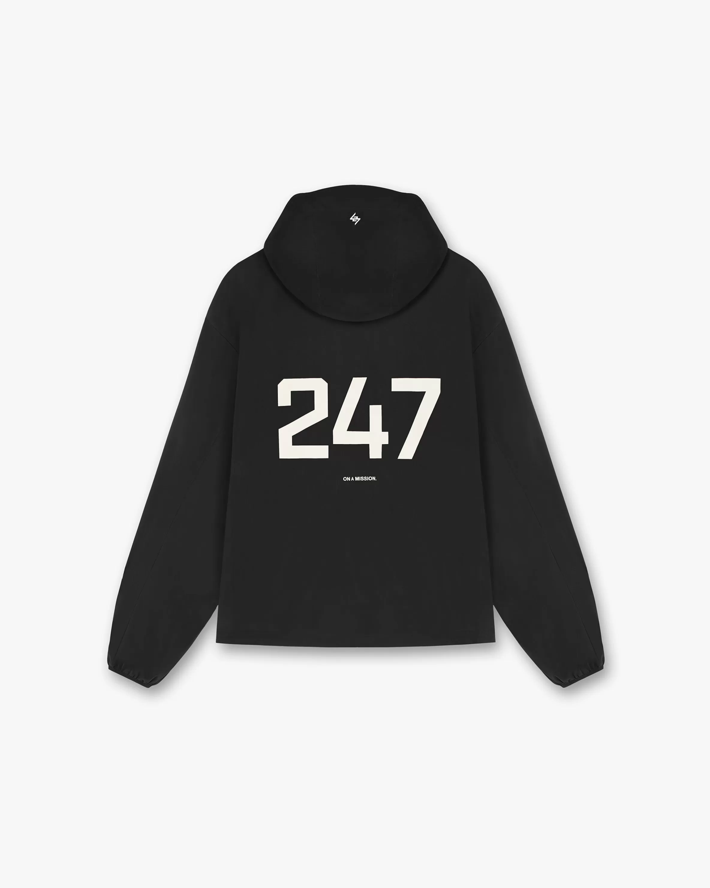 247 Hooded Training Jacket - Jet Black^Represent Cheap