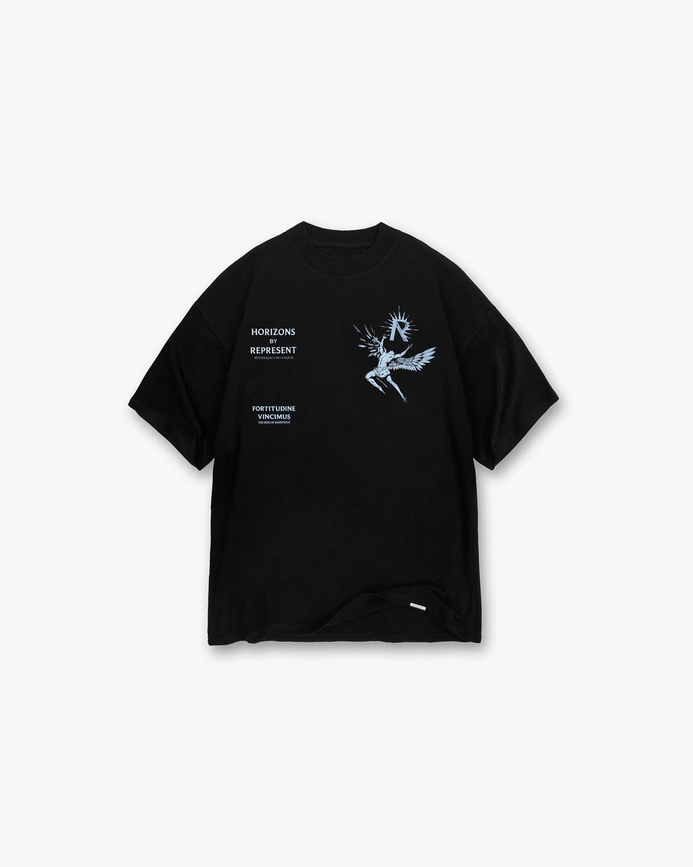 Icarus T-Shirt - Jet Black Blue^Represent Fashion