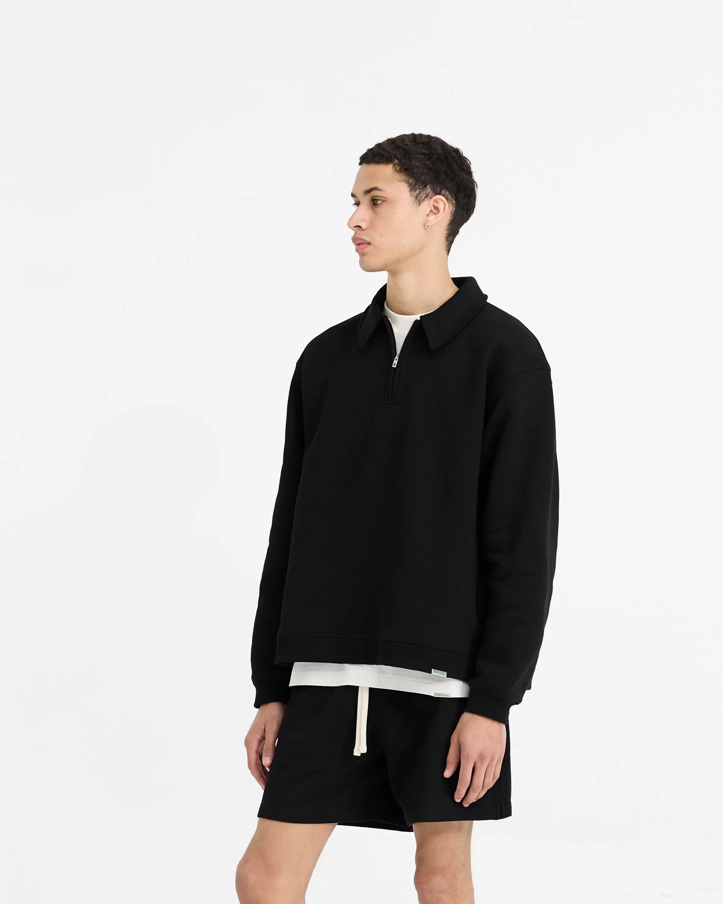 Initial Boxy Quarter Zip -^Represent Cheap