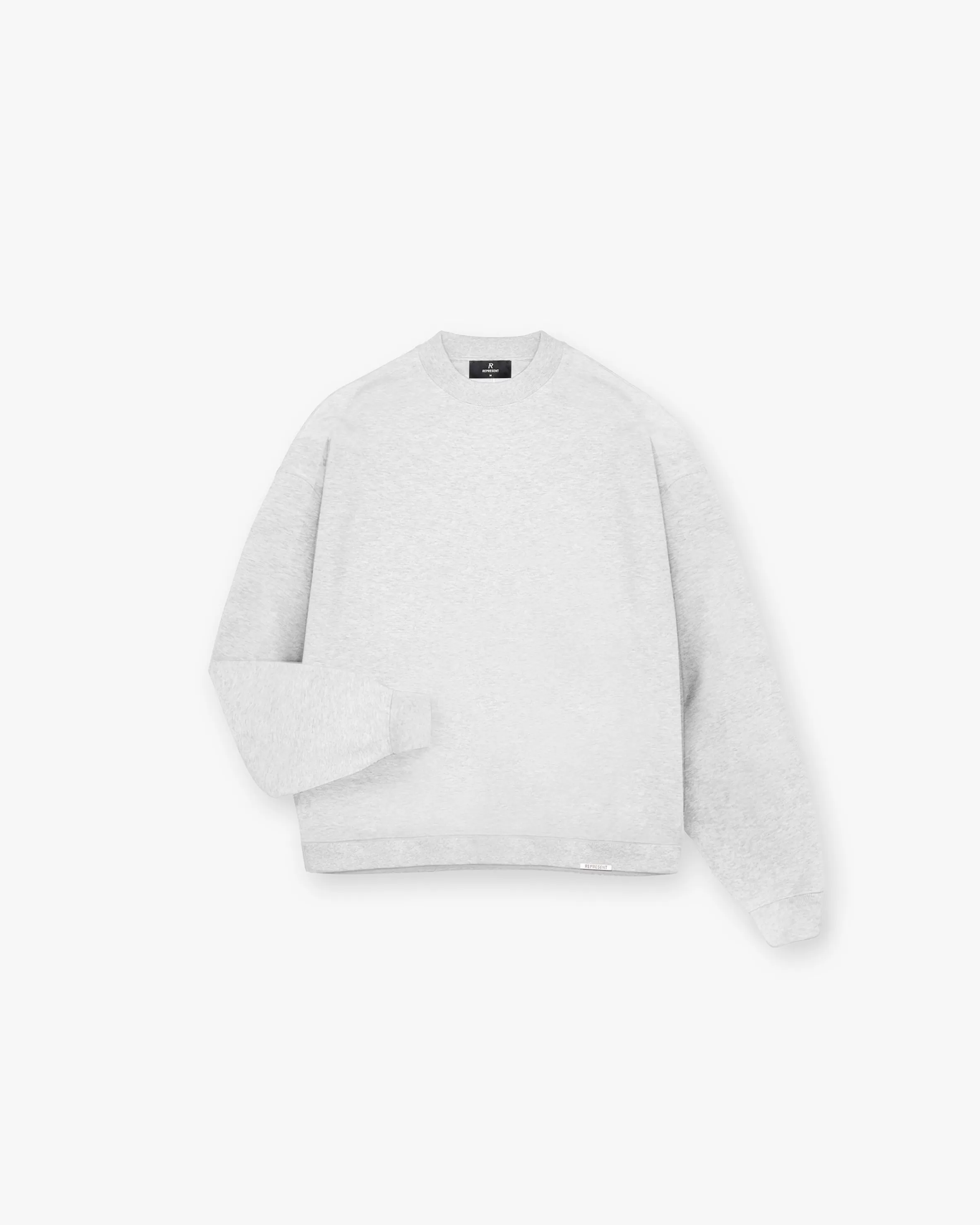 Initial Boxy Sweater - Ice Grey Marl^Represent Cheap