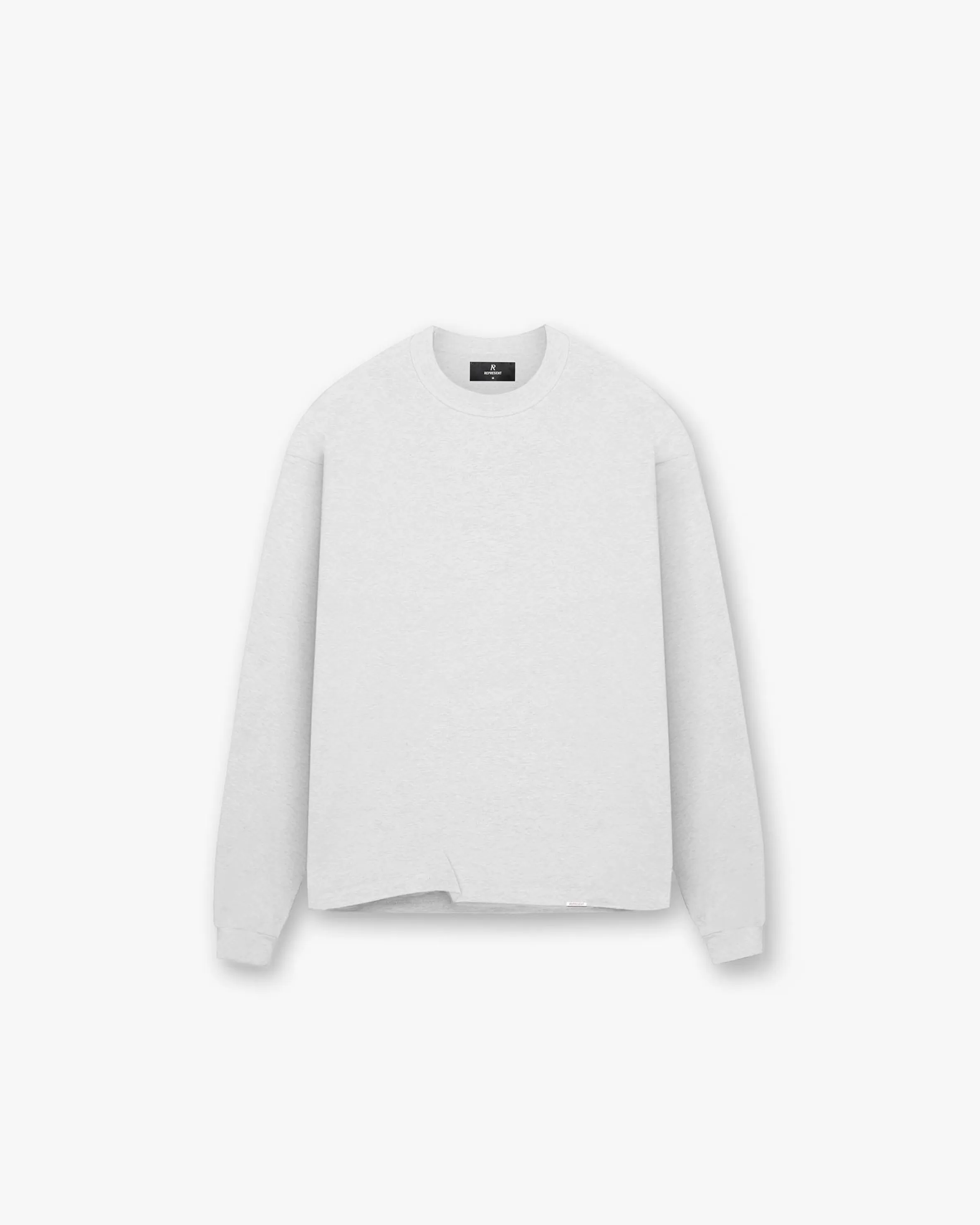 Initial Long Sleeve T-Shirt - Ice Grey Marl^Represent Outlet