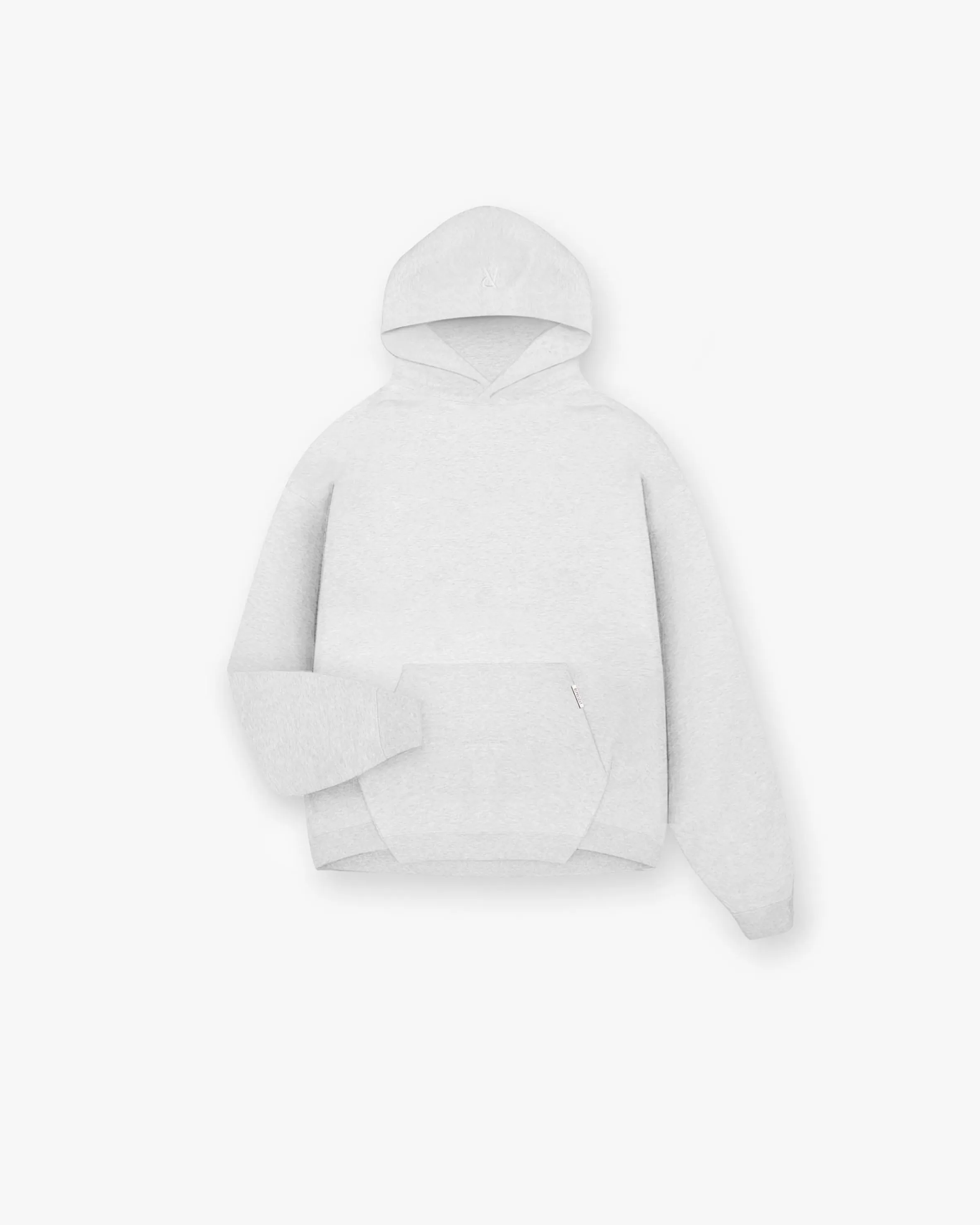 Initial Oversized Hoodie - Ice Grey Marl^Represent Shop