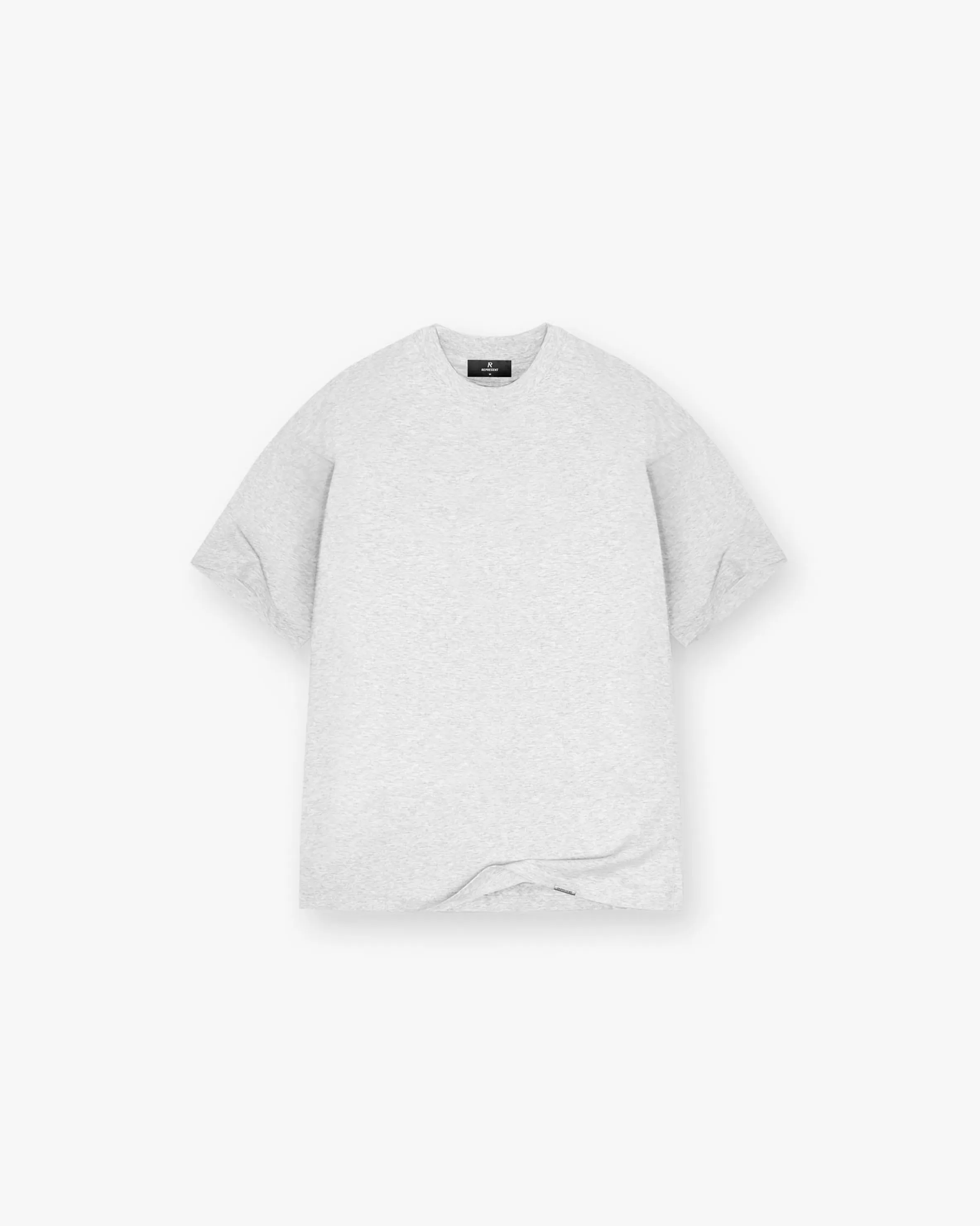 Initial Oversized T-Shirt - Ice Grey Marl^Represent Cheap