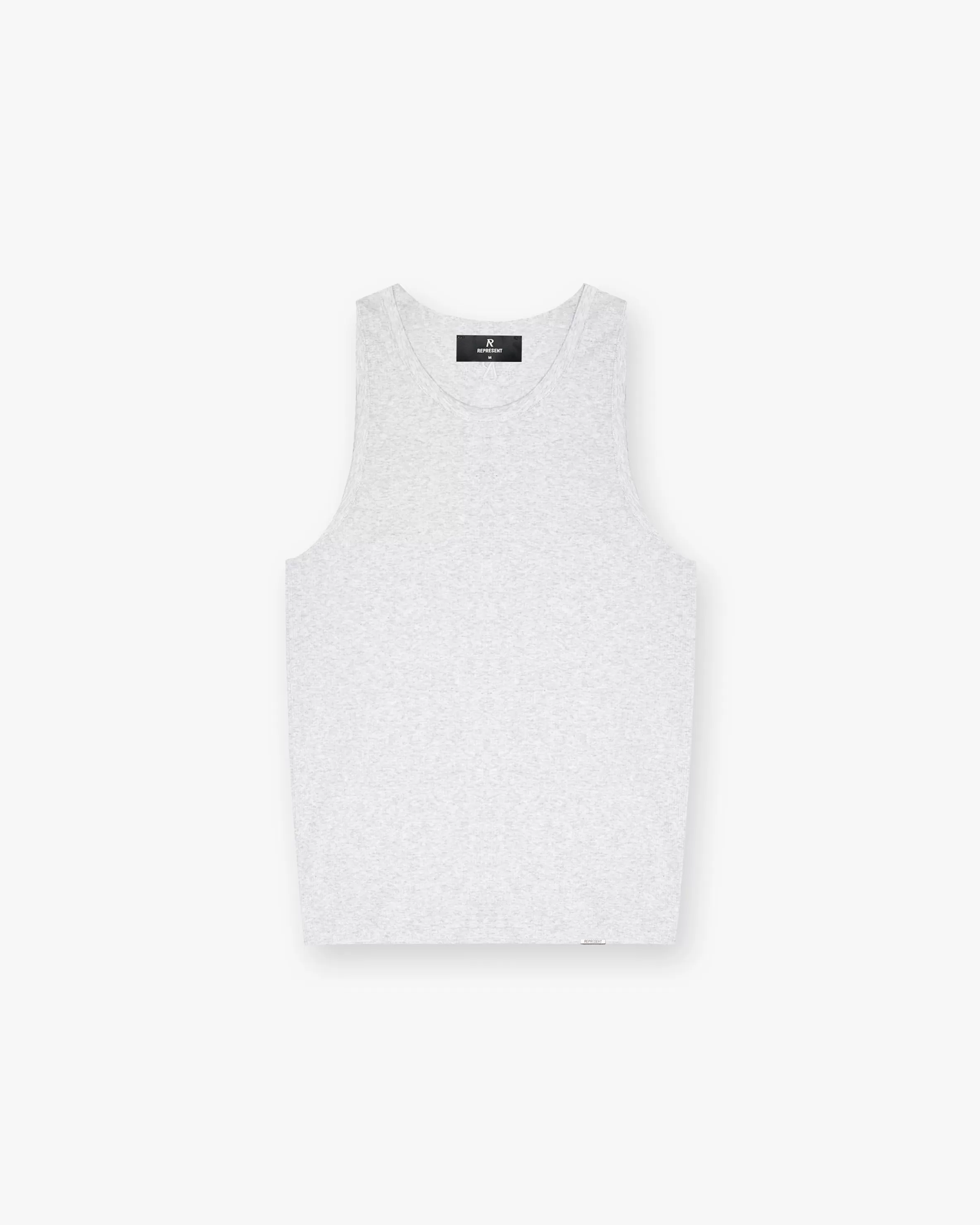 Initial Rib Vest - Ice Grey Marl^Represent Discount