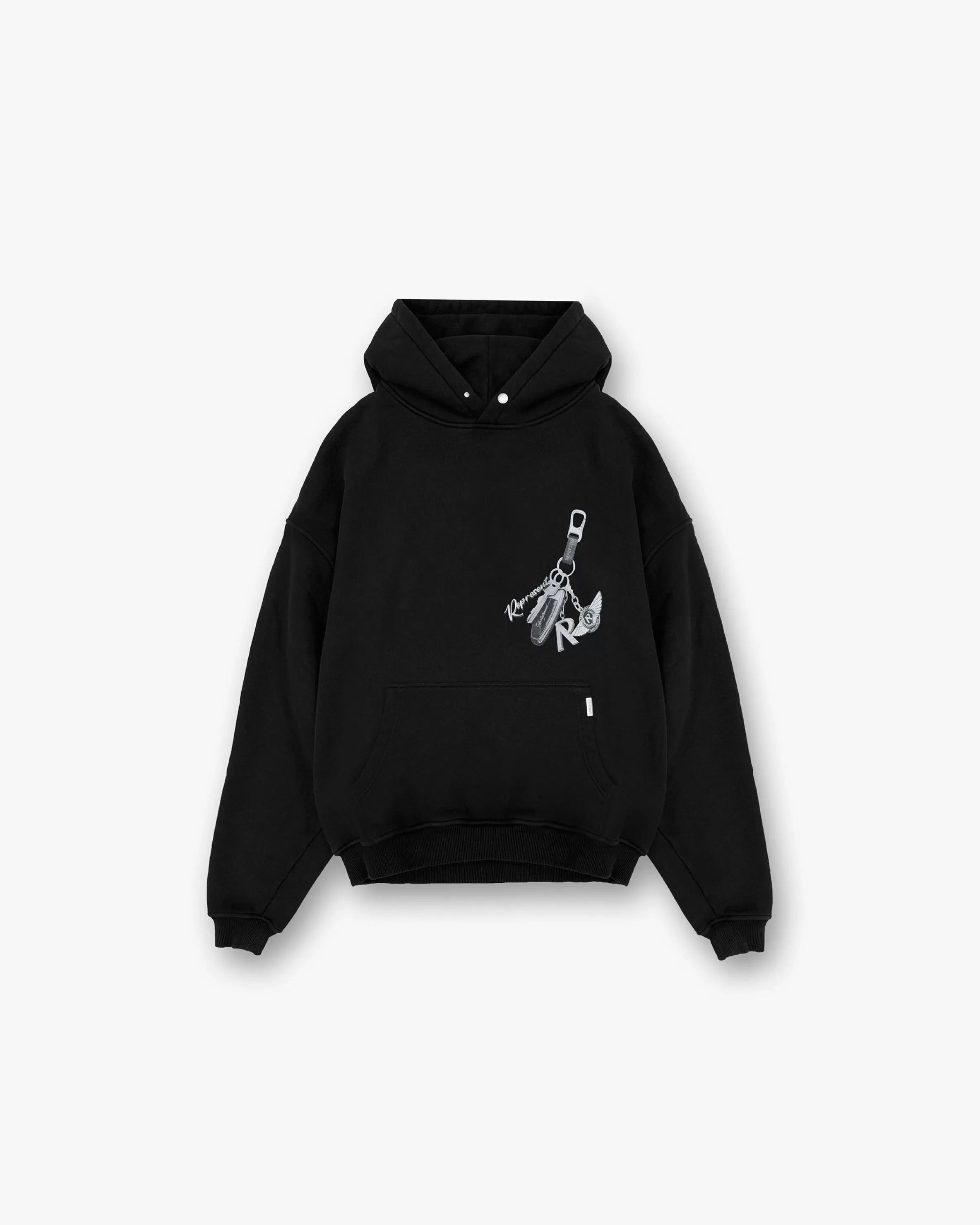 Keys To The Club Hoodie - Jet Black^Represent Outlet