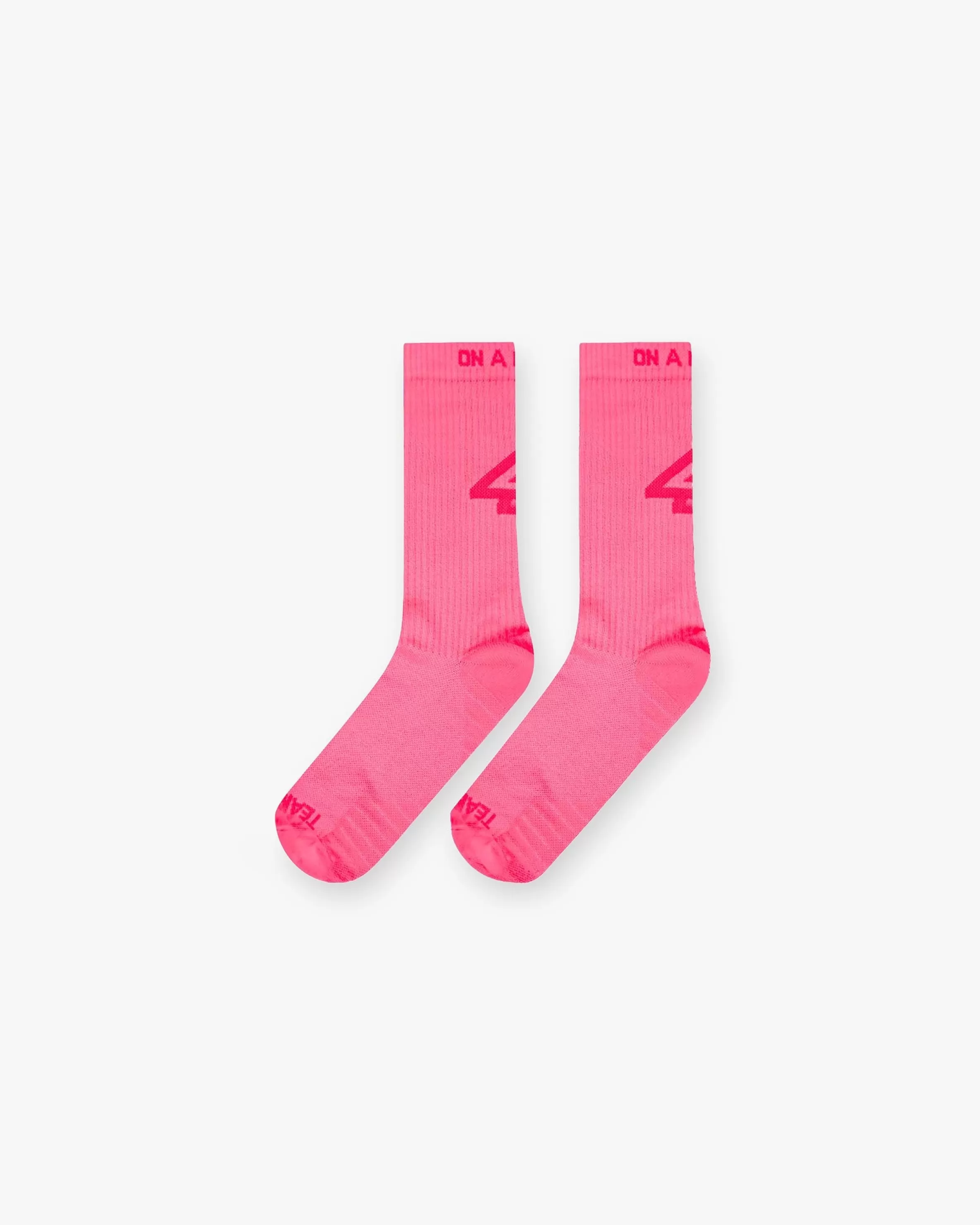 247 Logo Socks - Ultra Pink^Represent Best