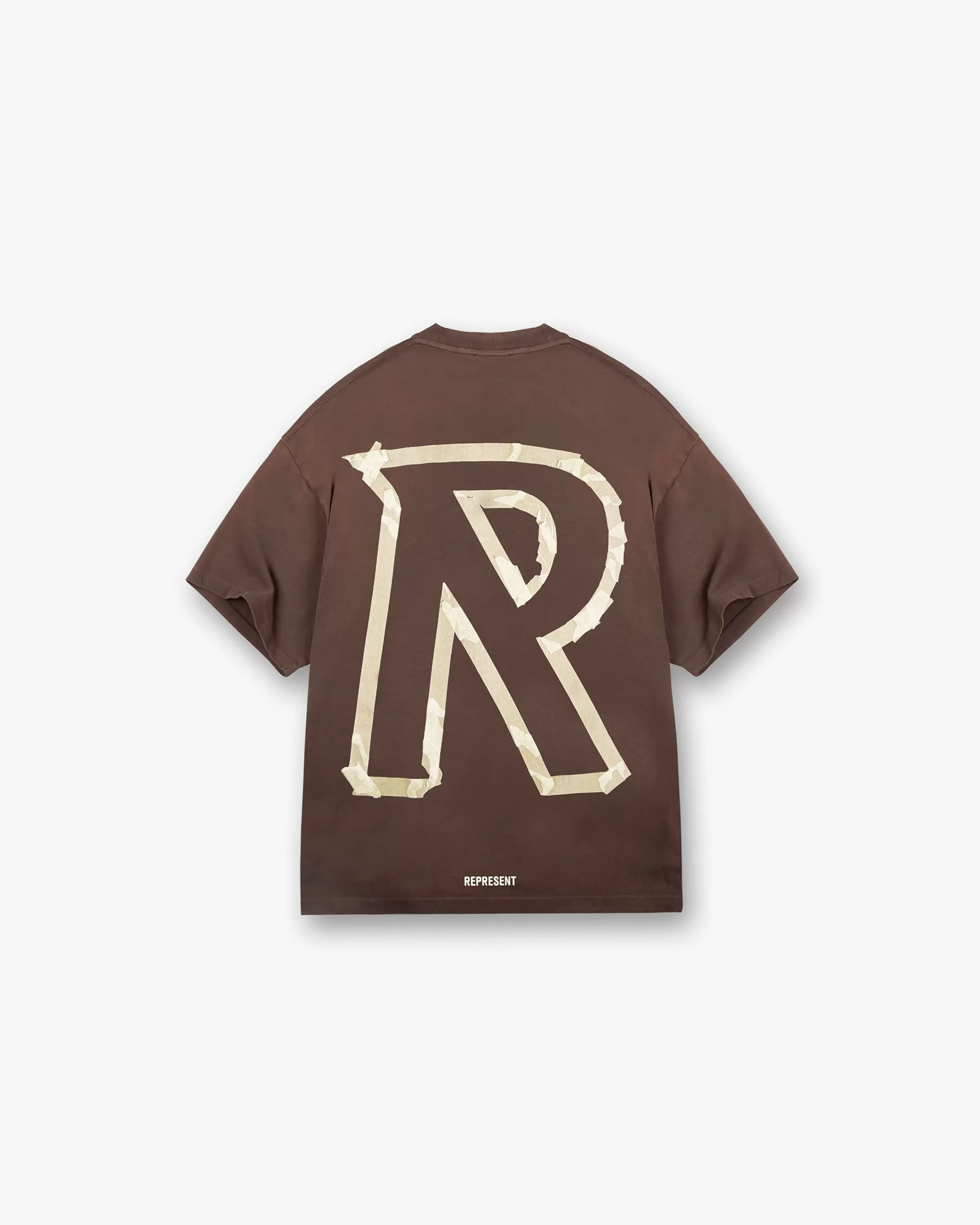 Masking Tape Initial T-Shirt -^Represent Clearance