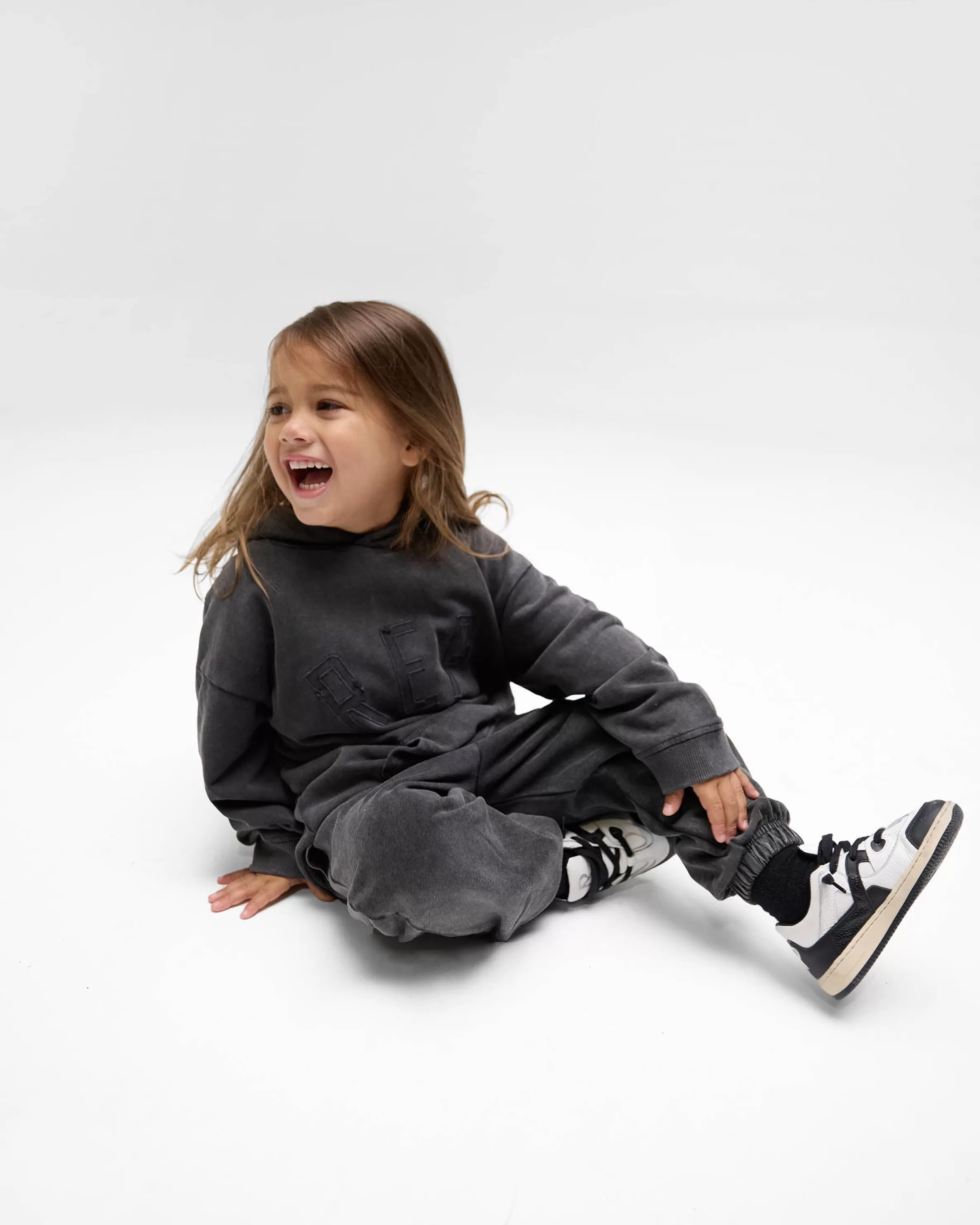 Mini Rep Applique Sweatpants - Vintage Black^Represent Discount