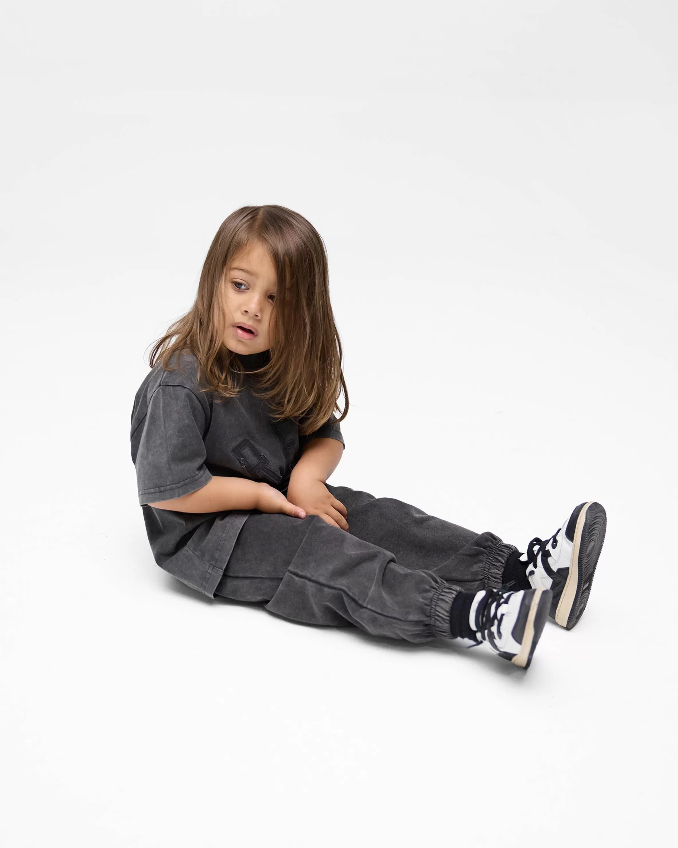 Mini Rep Applique Sweatpants - Vintage Black^Represent Discount