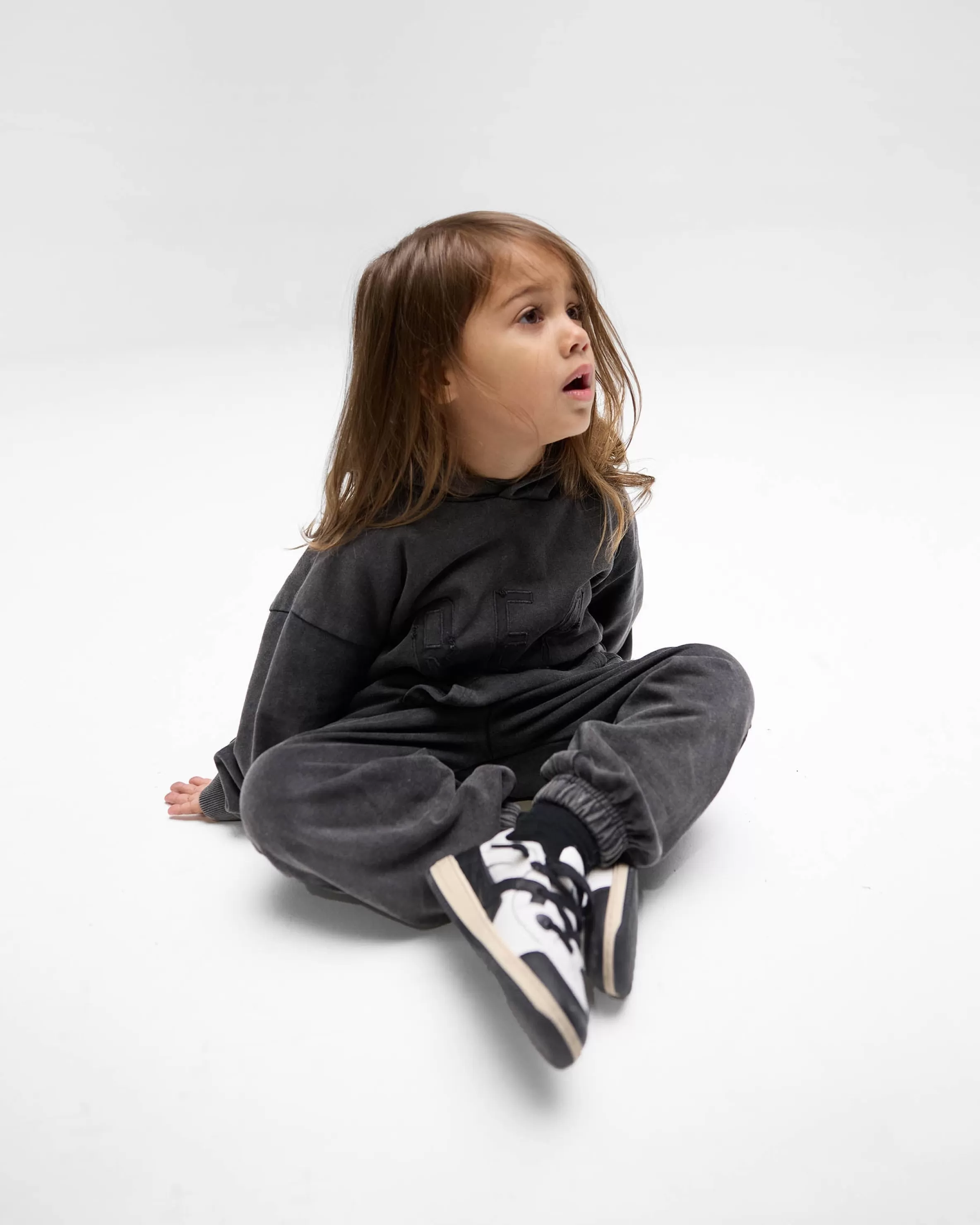 Mini Rep Applique Sweatpants - Vintage Black^Represent Discount