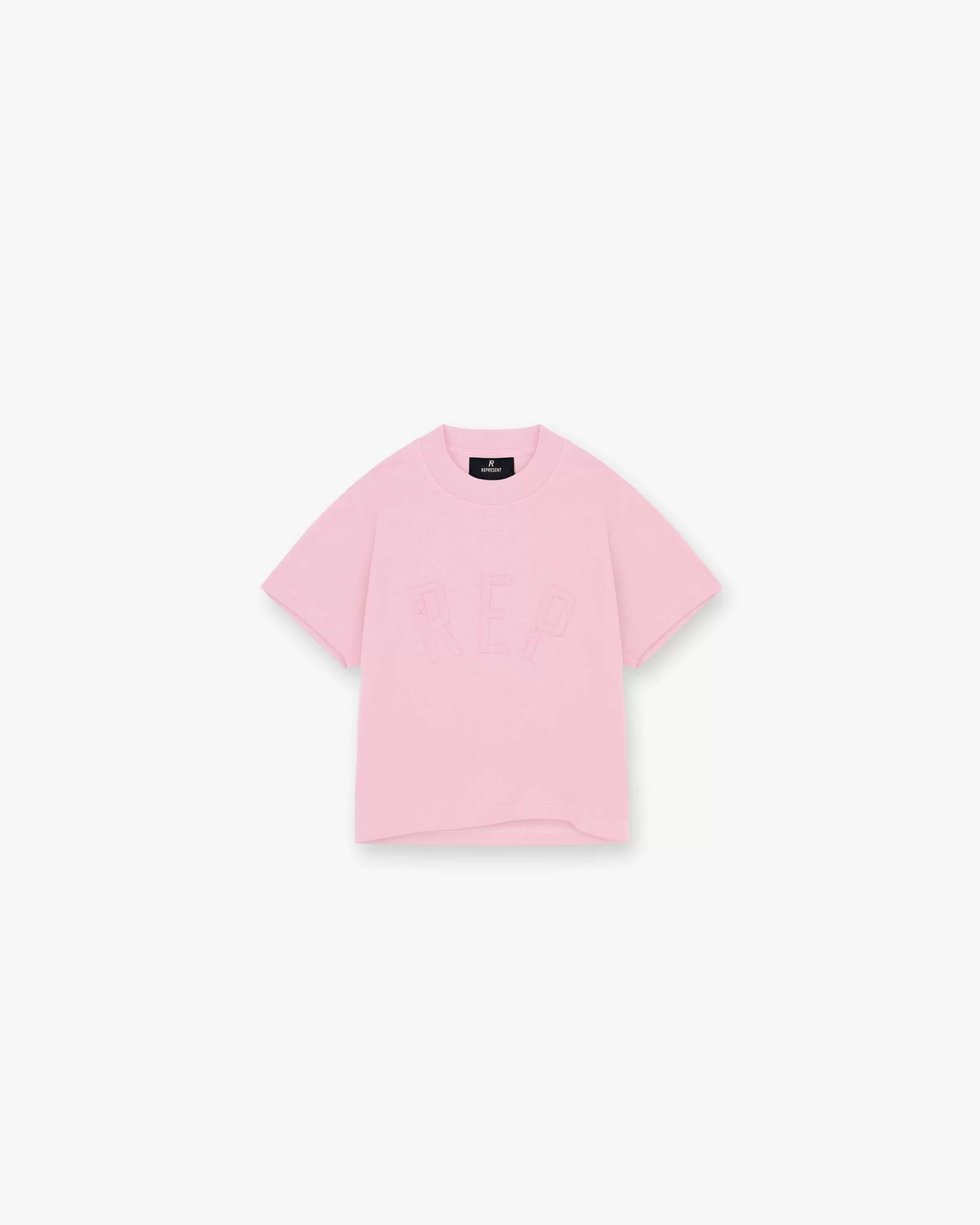 Mini Rep Applique T-Shirt - Candy Pink^Represent Fashion