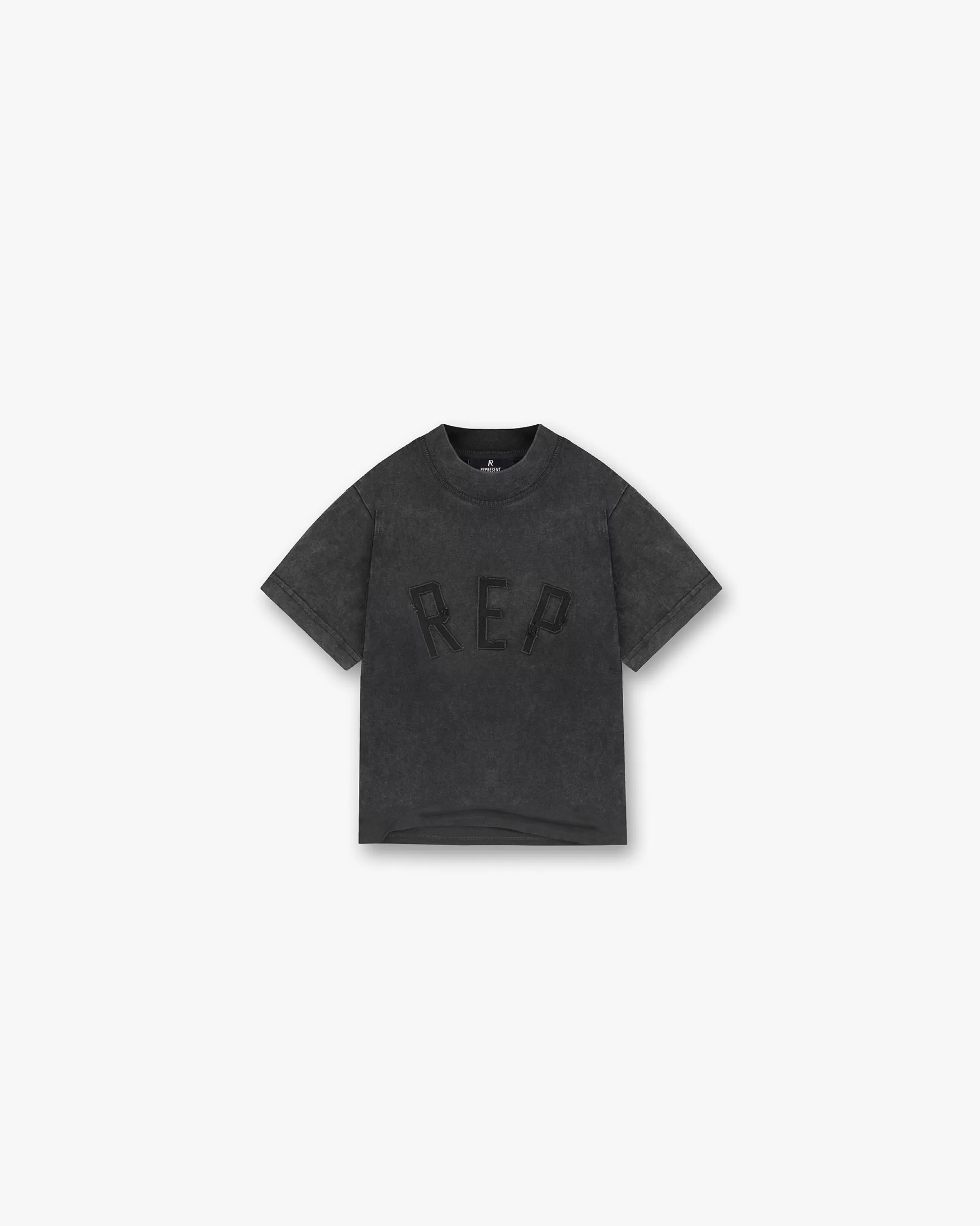 Mini Rep Applique T-Shirt - Vintage Black^Represent Best Sale