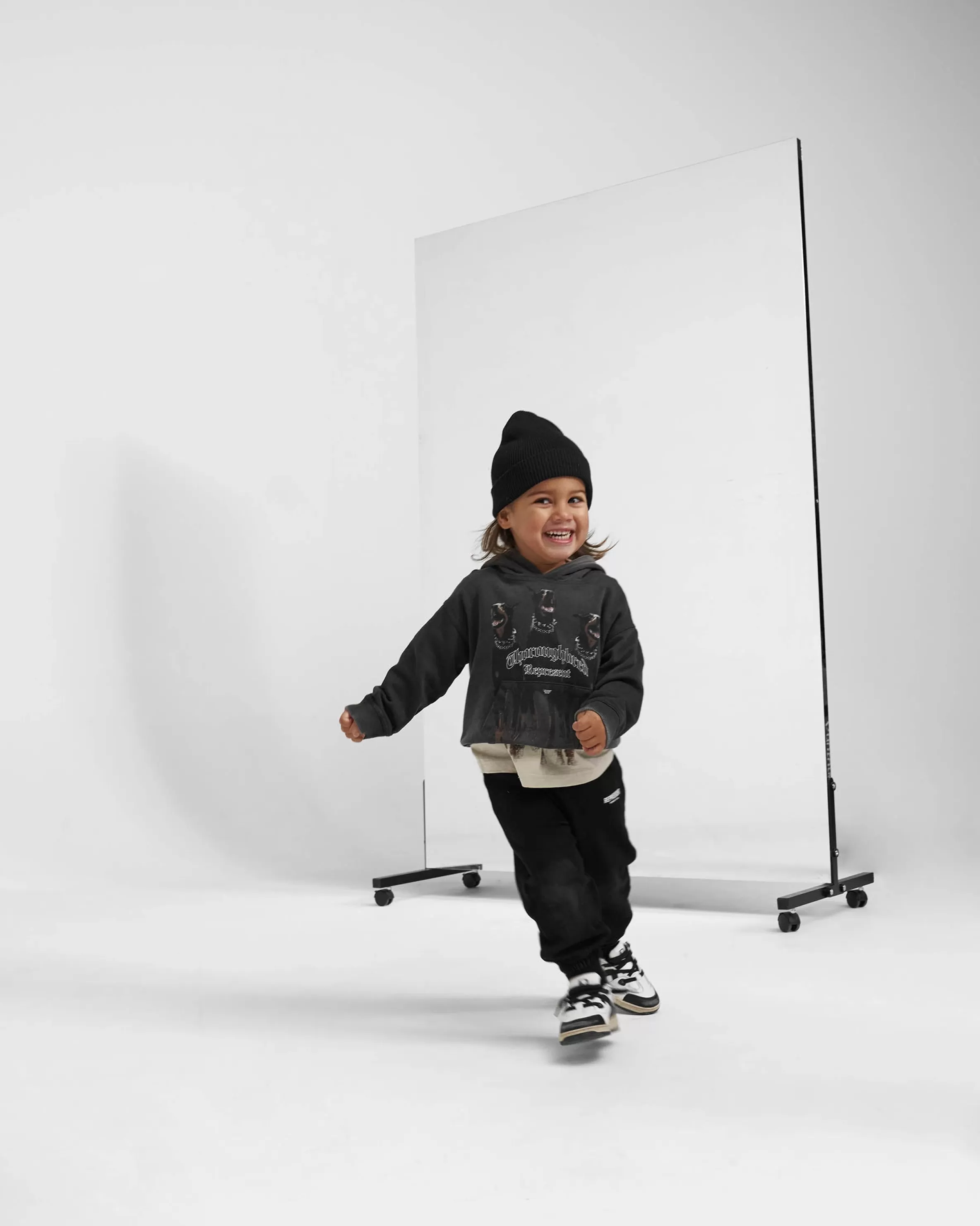Mini Thoroughbred Hoodie - Vintage Black^Represent Outlet
