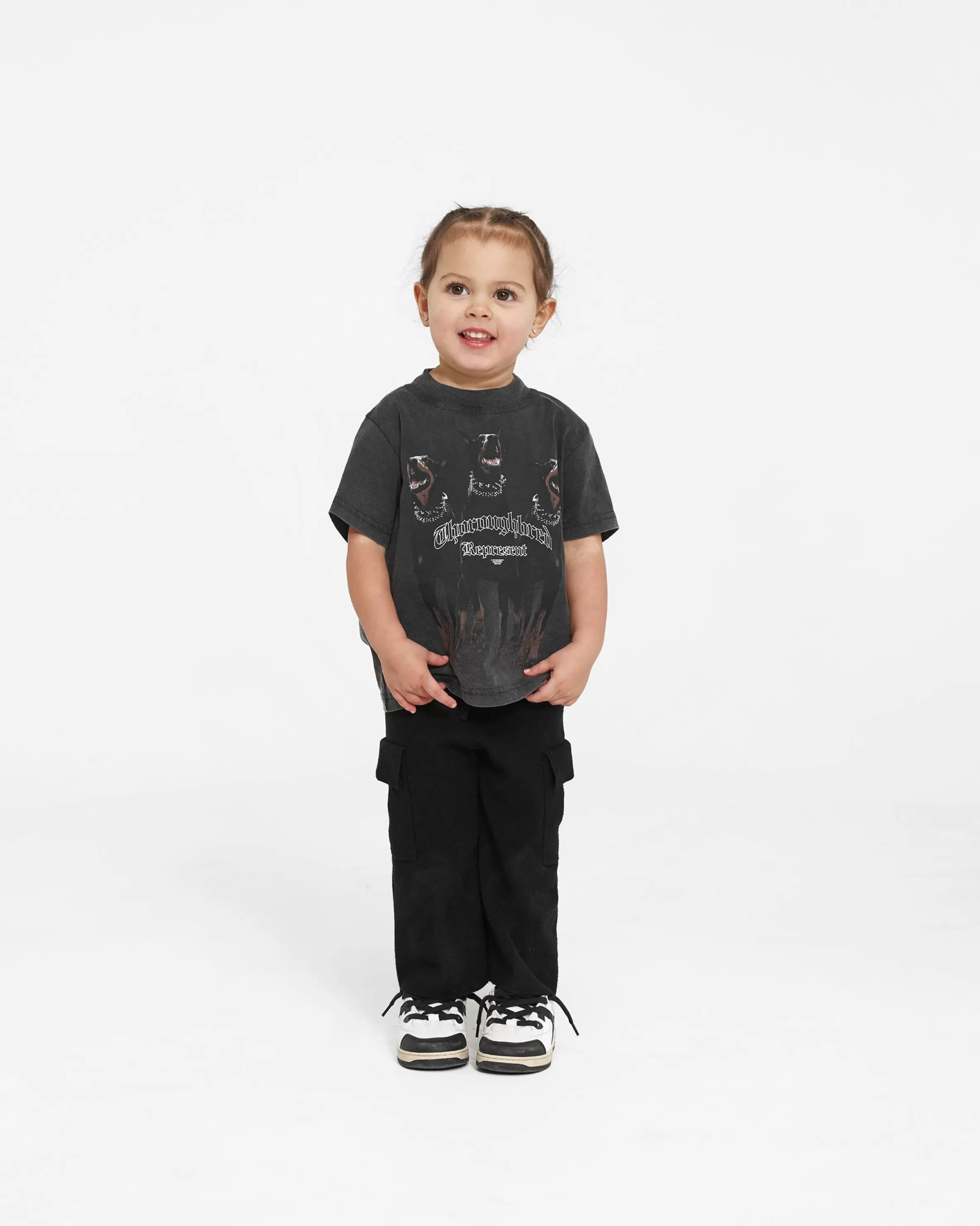 Mini Thoroughbred T-Shirt - Vintage Black^Represent Best