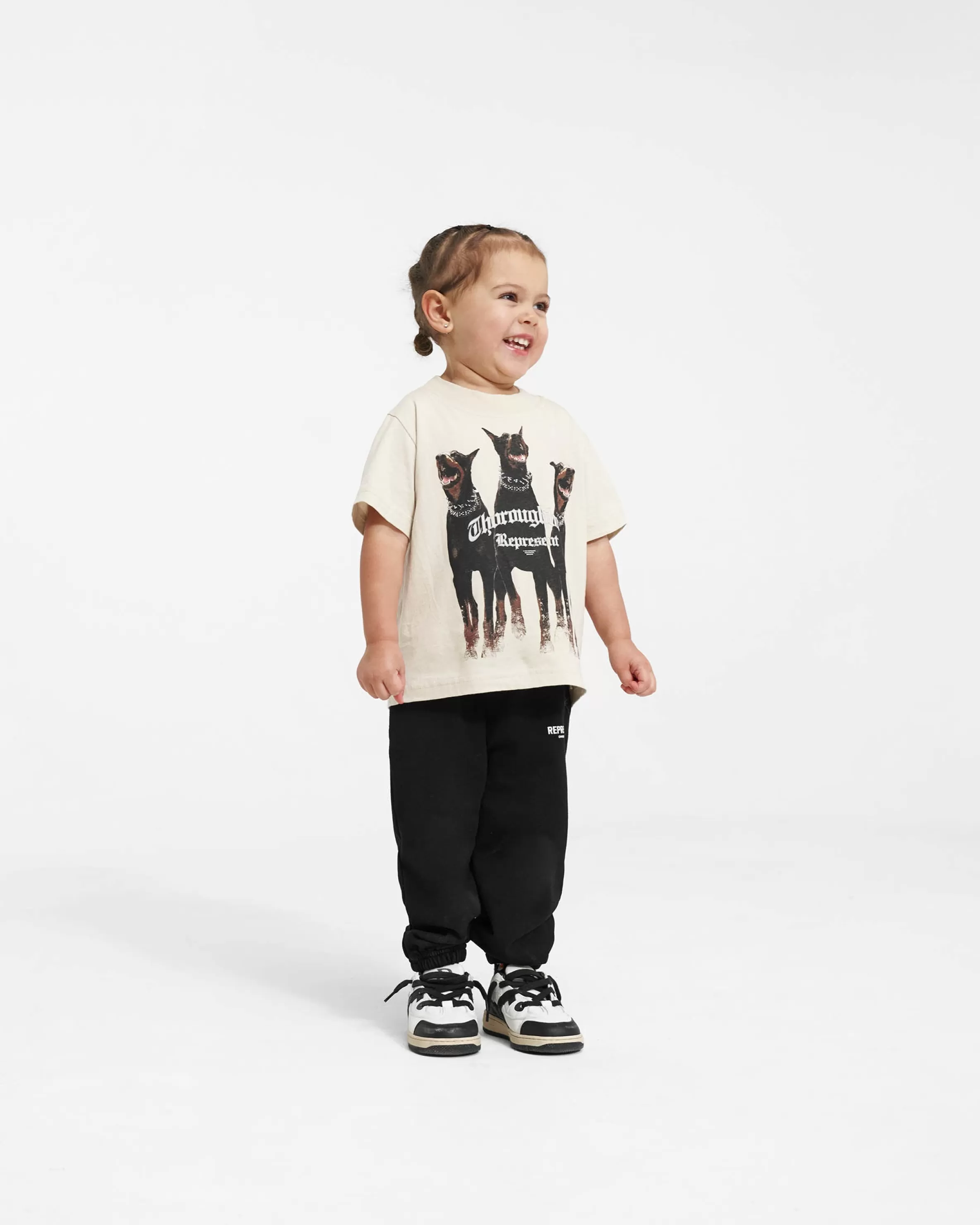 Mini Thoroughbred T-Shirt - Vintage White^Represent Cheap