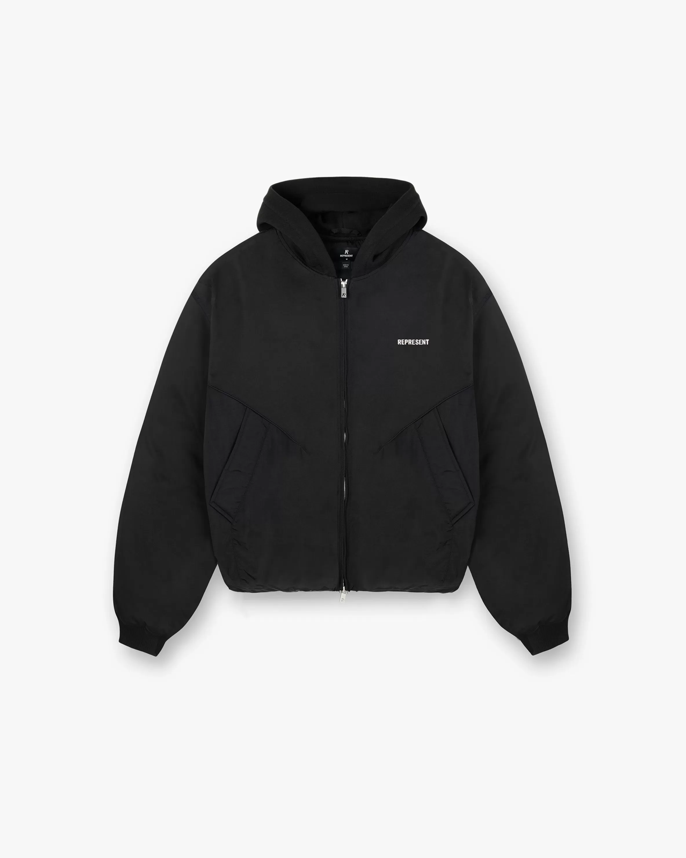 Nylon Hooded Bomber Jacket -^Represent Outlet