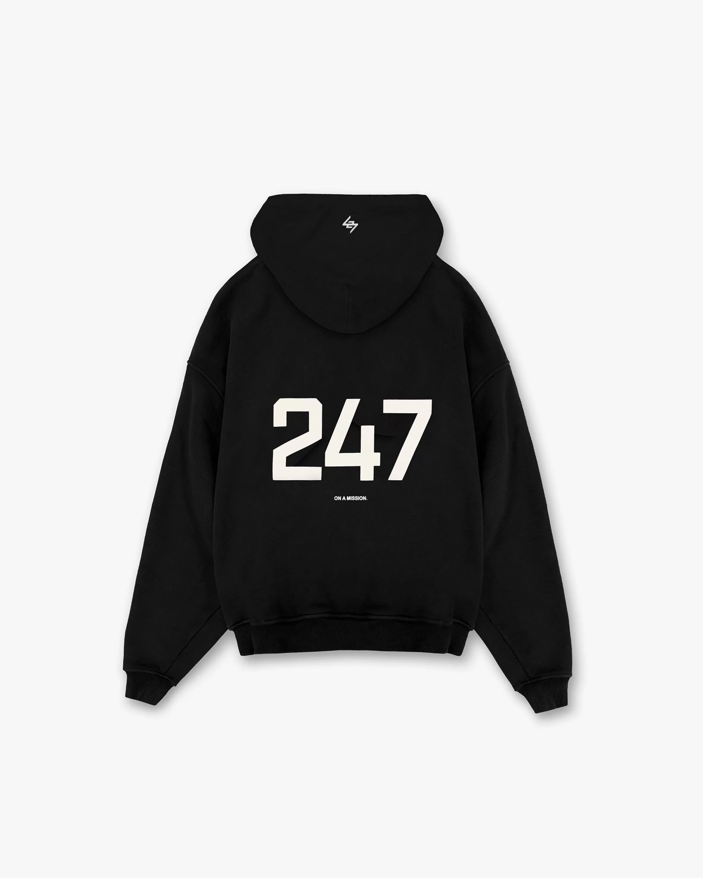 247 Oversized Hoodie - Jet Black^Represent Store