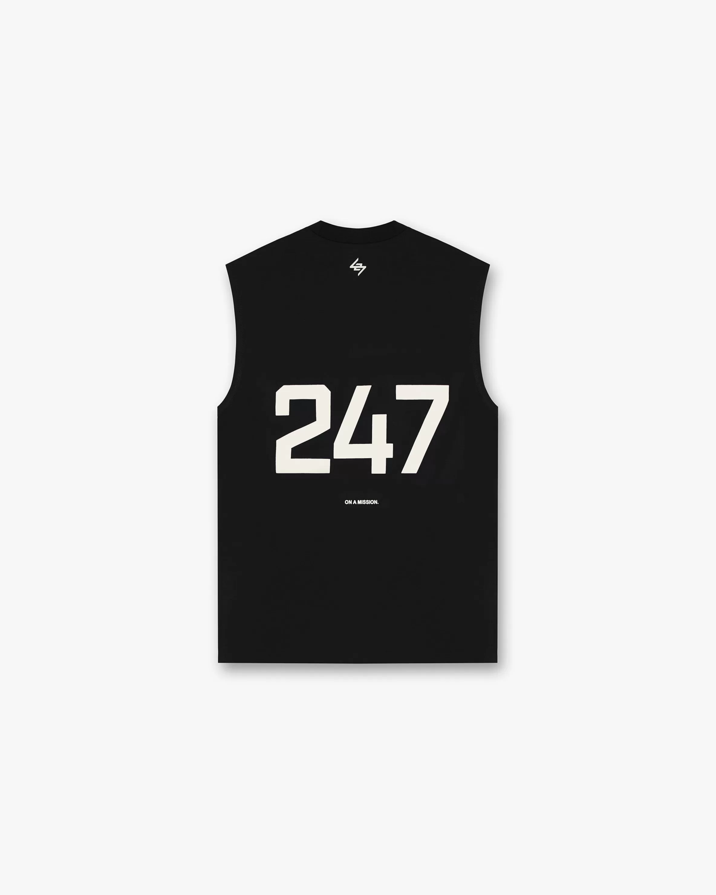 247 Oversized Tank - Jet Black^Represent Online