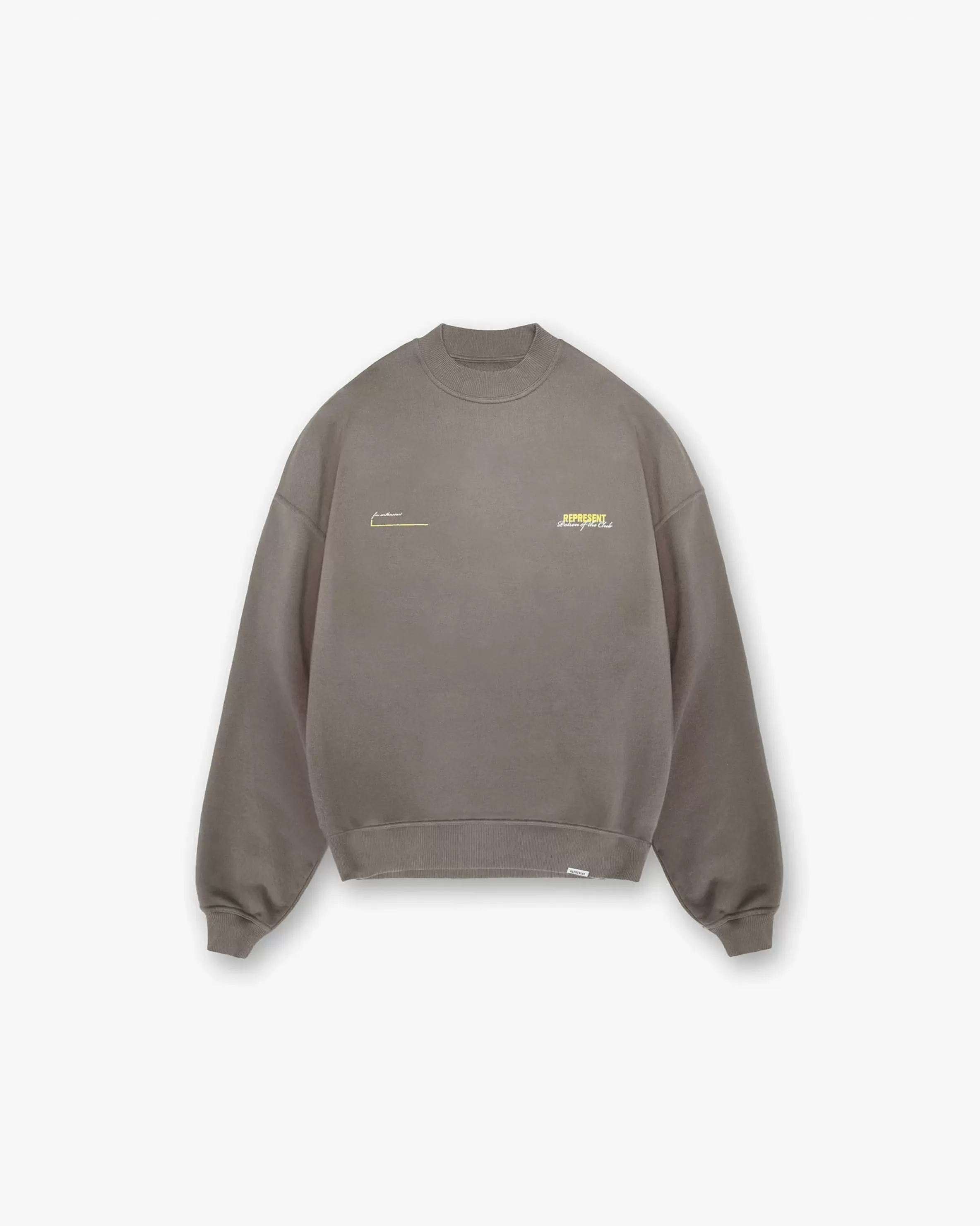 Patron Of The Club Sweater - Washed Olive^Represent Cheap