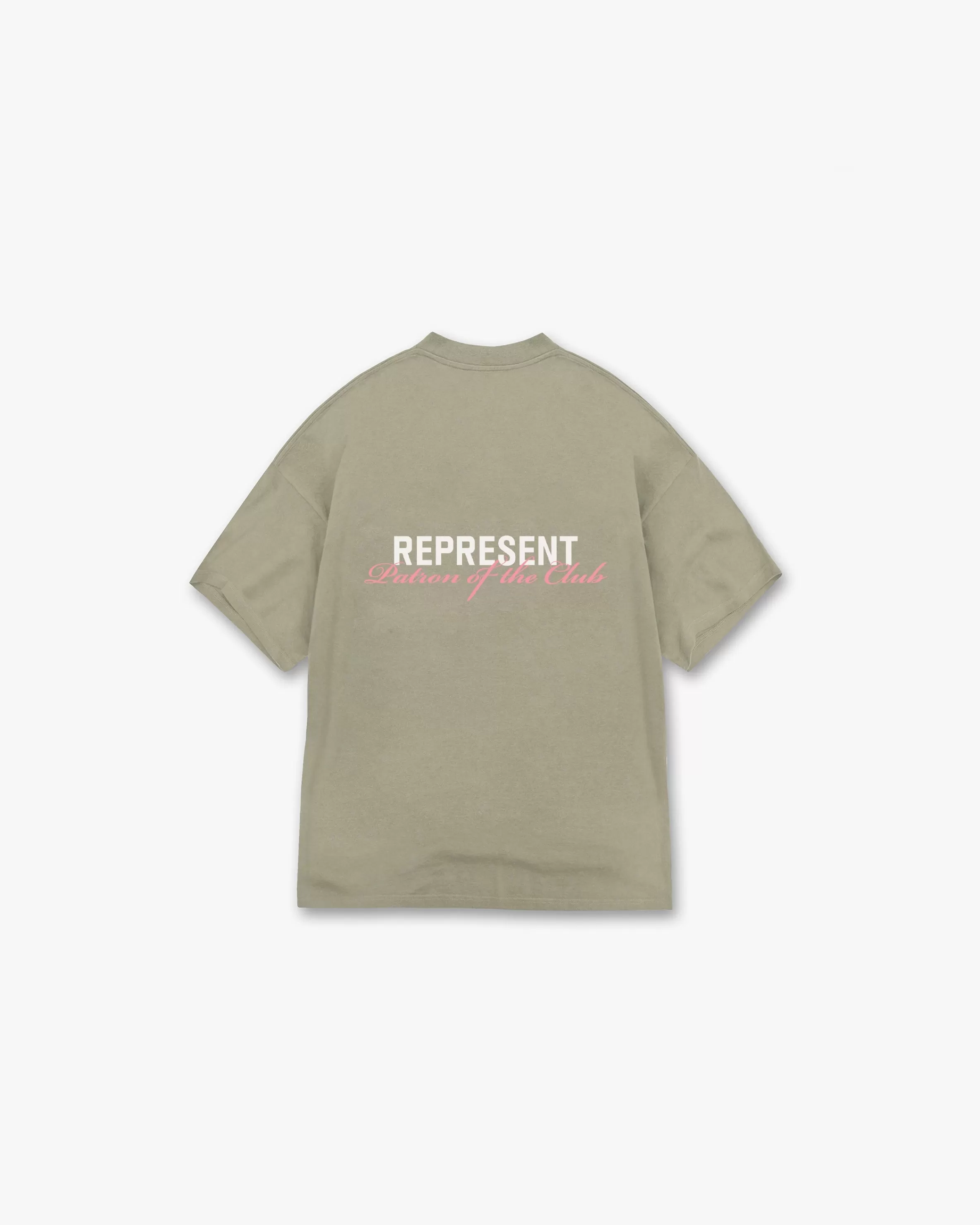 Patron Of The Club T-Shirt - Khaki Pink^Represent Best Sale