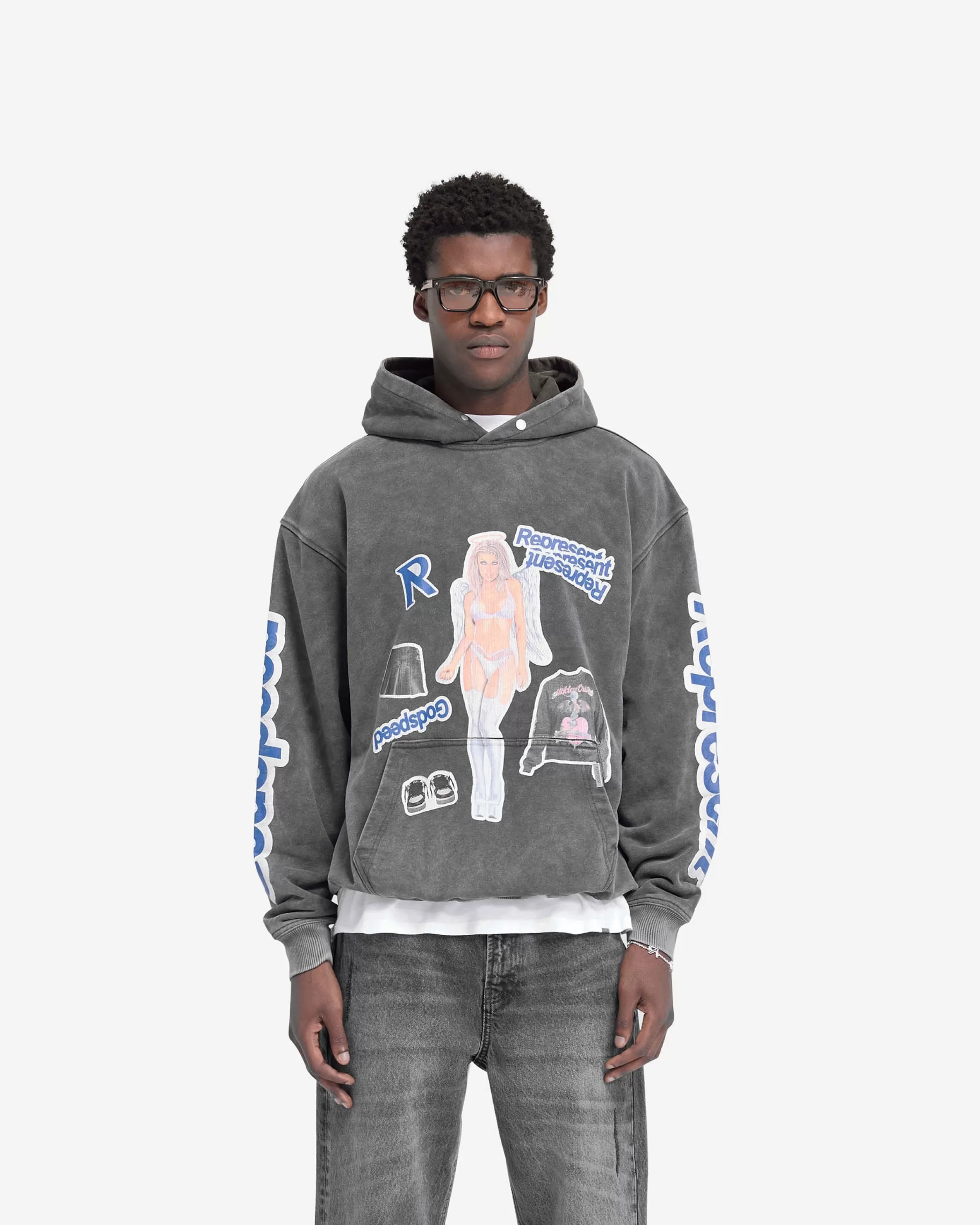 Question Your Innocence Hoodie - Vintage Grey^Represent Shop