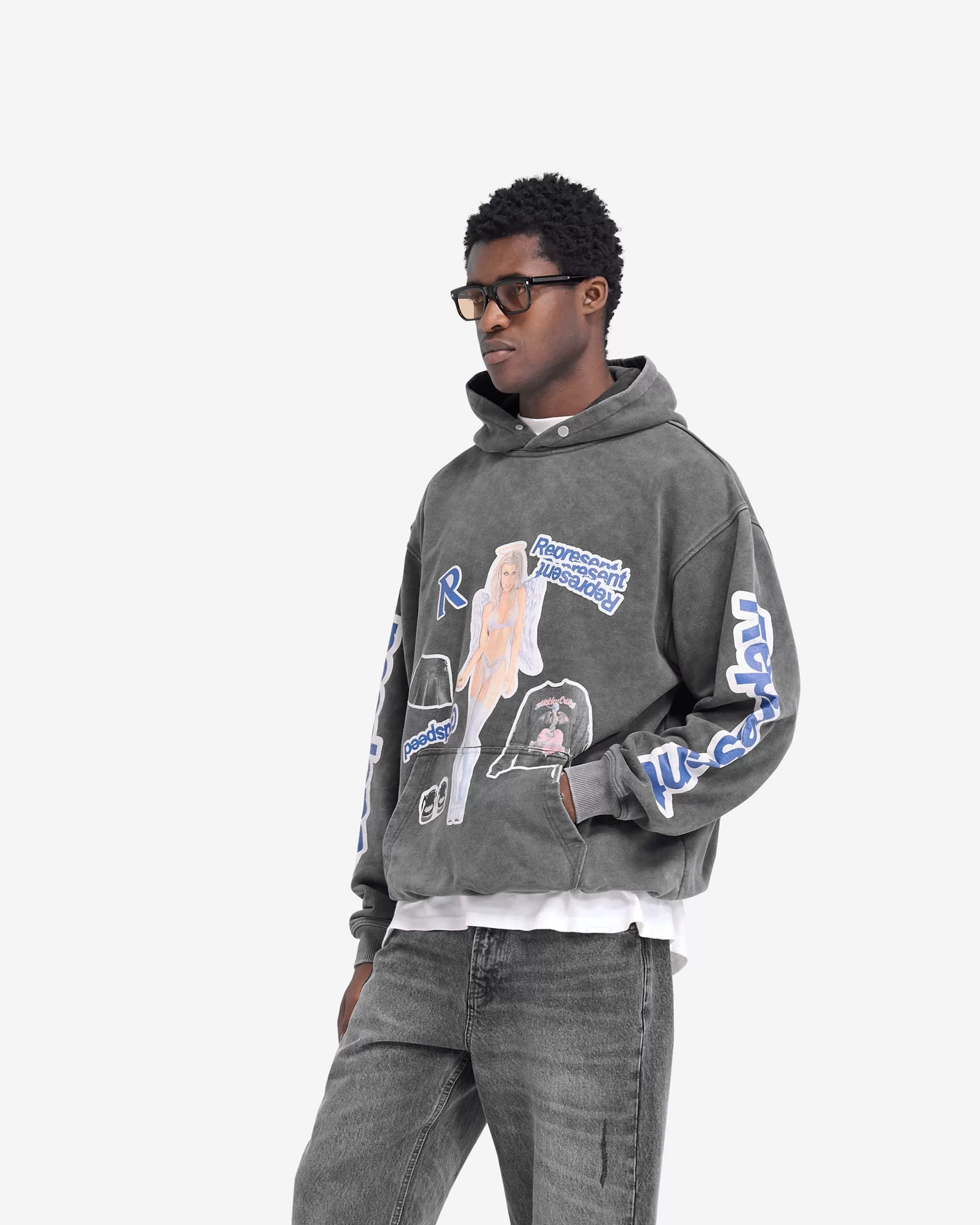 Question Your Innocence Hoodie - Vintage Grey^Represent Shop