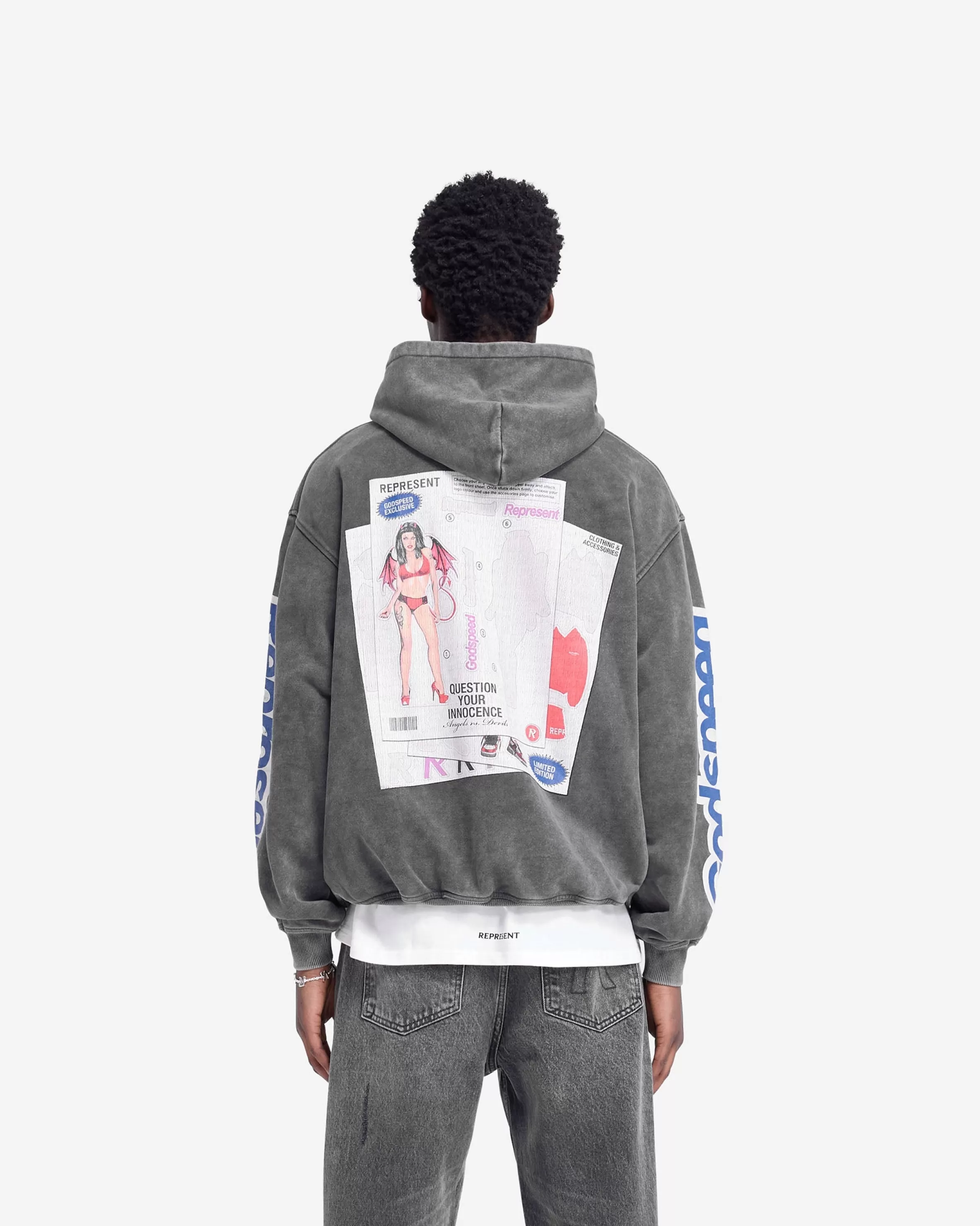 Question Your Innocence Hoodie - Vintage Grey^Represent Shop