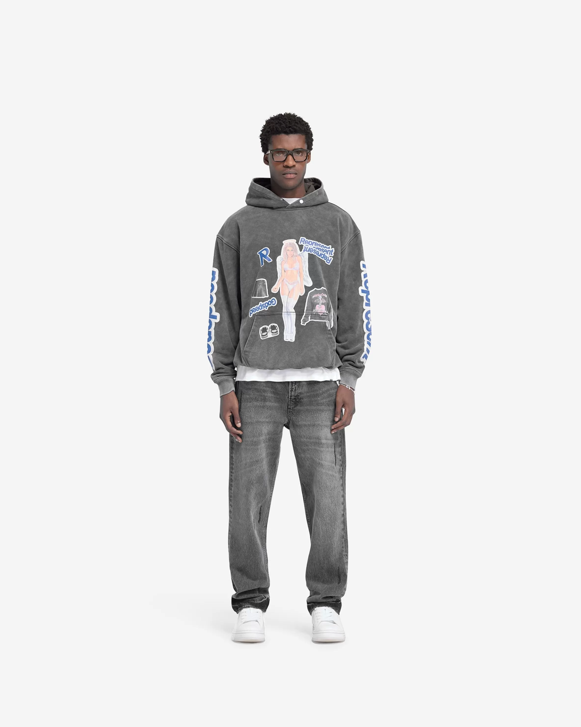 Question Your Innocence Hoodie - Vintage Grey^Represent Shop