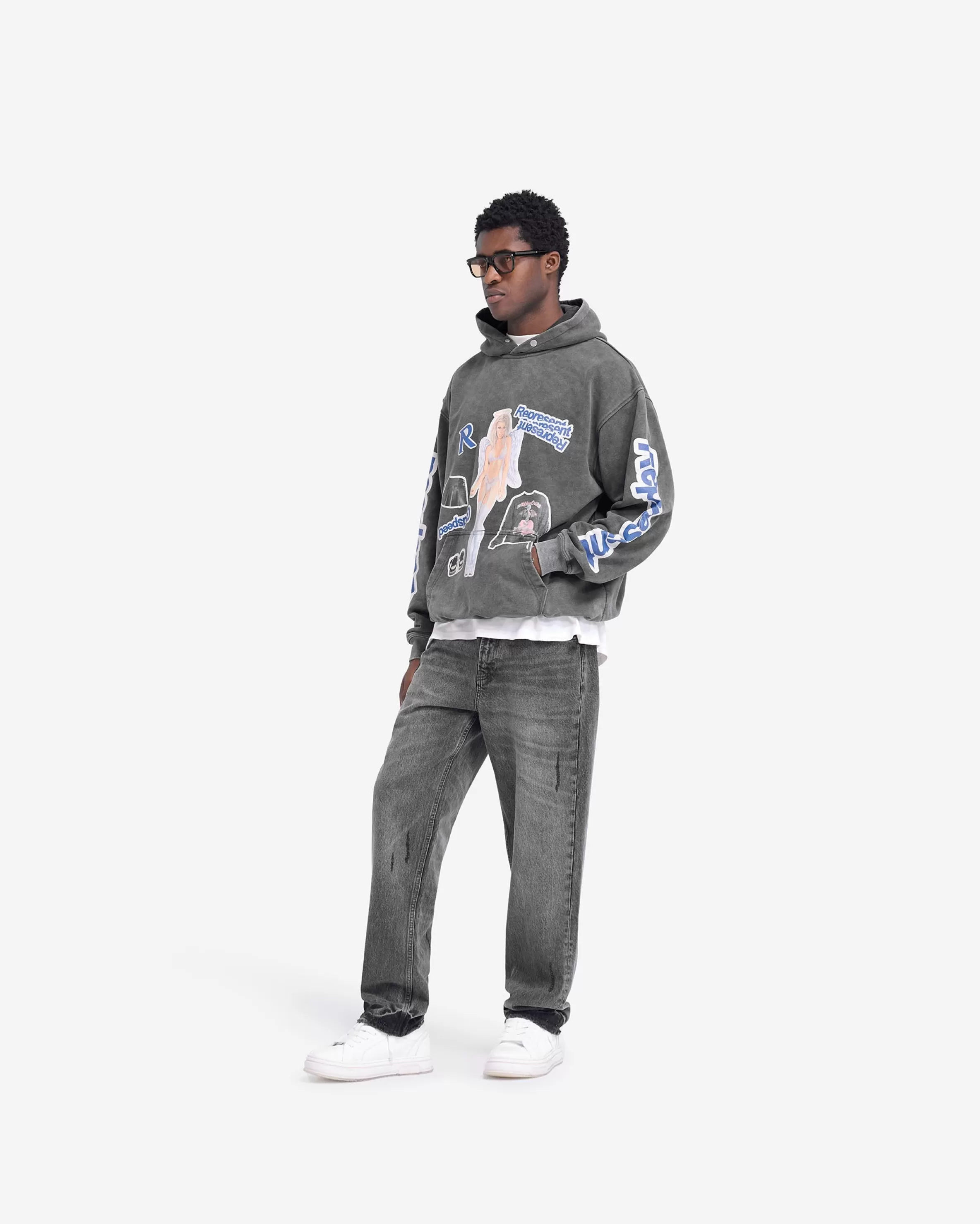 Question Your Innocence Hoodie - Vintage Grey^Represent Shop