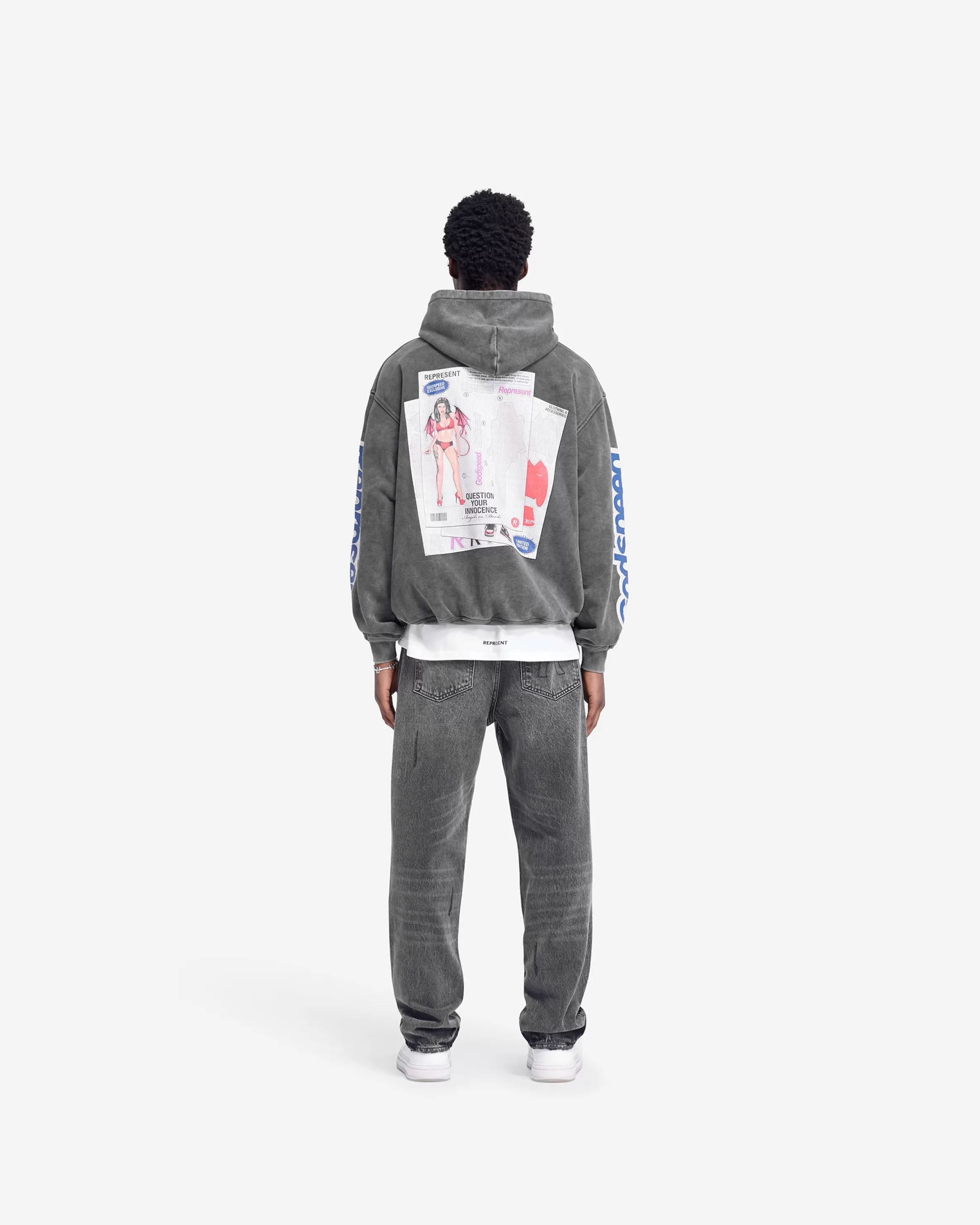 Question Your Innocence Hoodie - Vintage Grey^Represent Shop