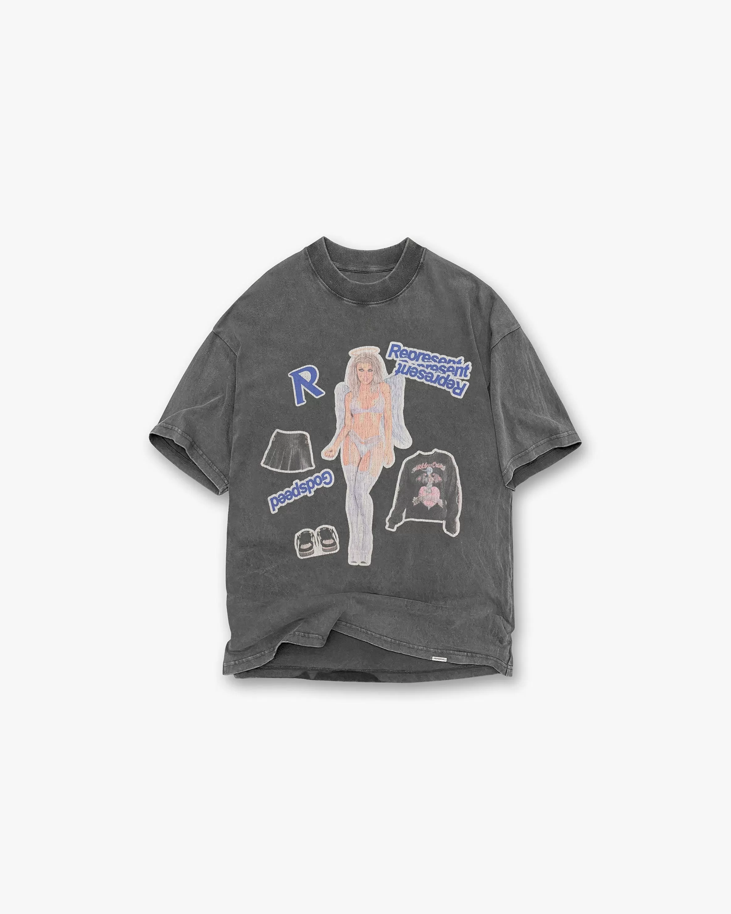Question Your Innocence T-Shirt - Vintage Grey^Represent Store