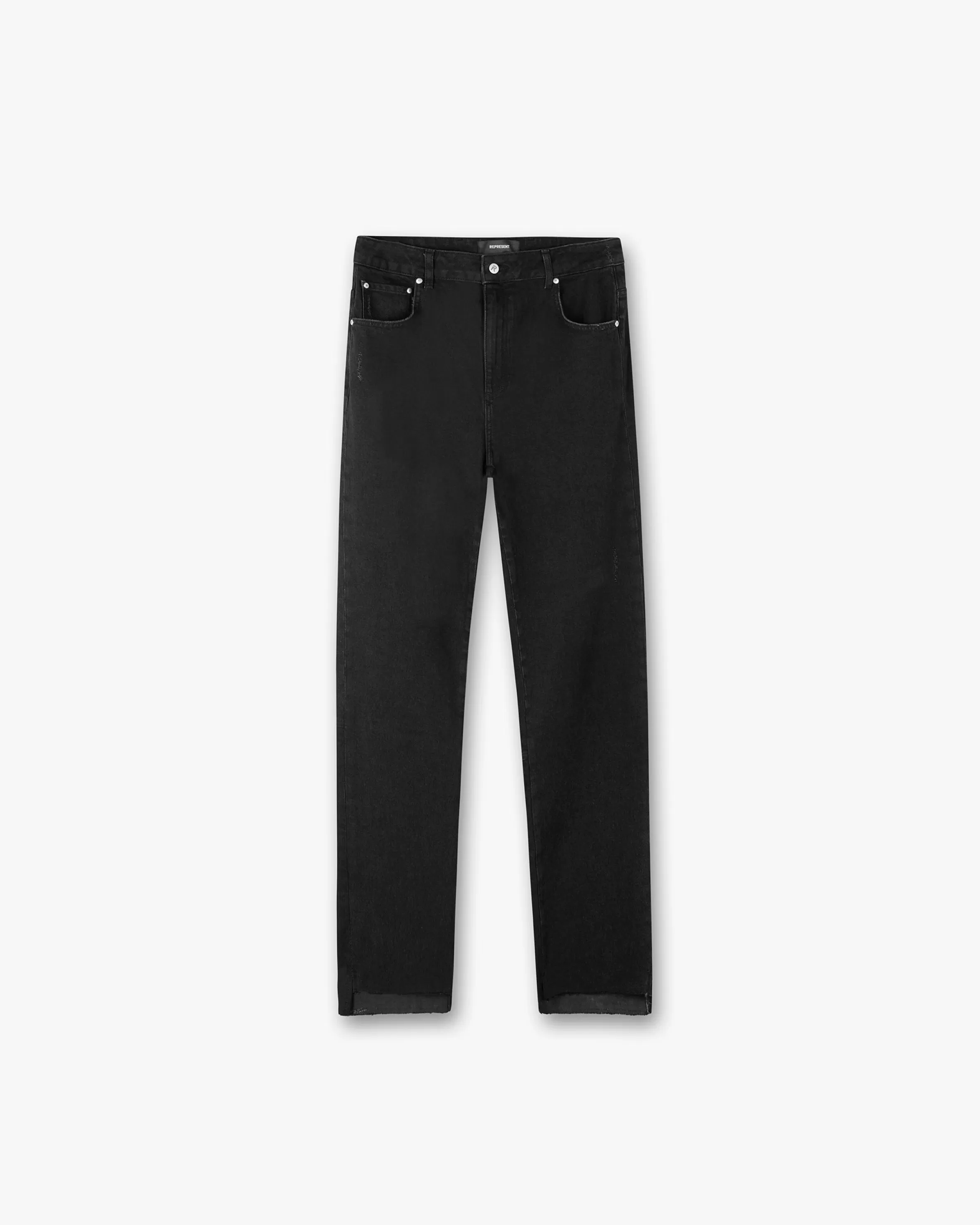 R2 Stepped Hem Denim - Off Black^Represent New