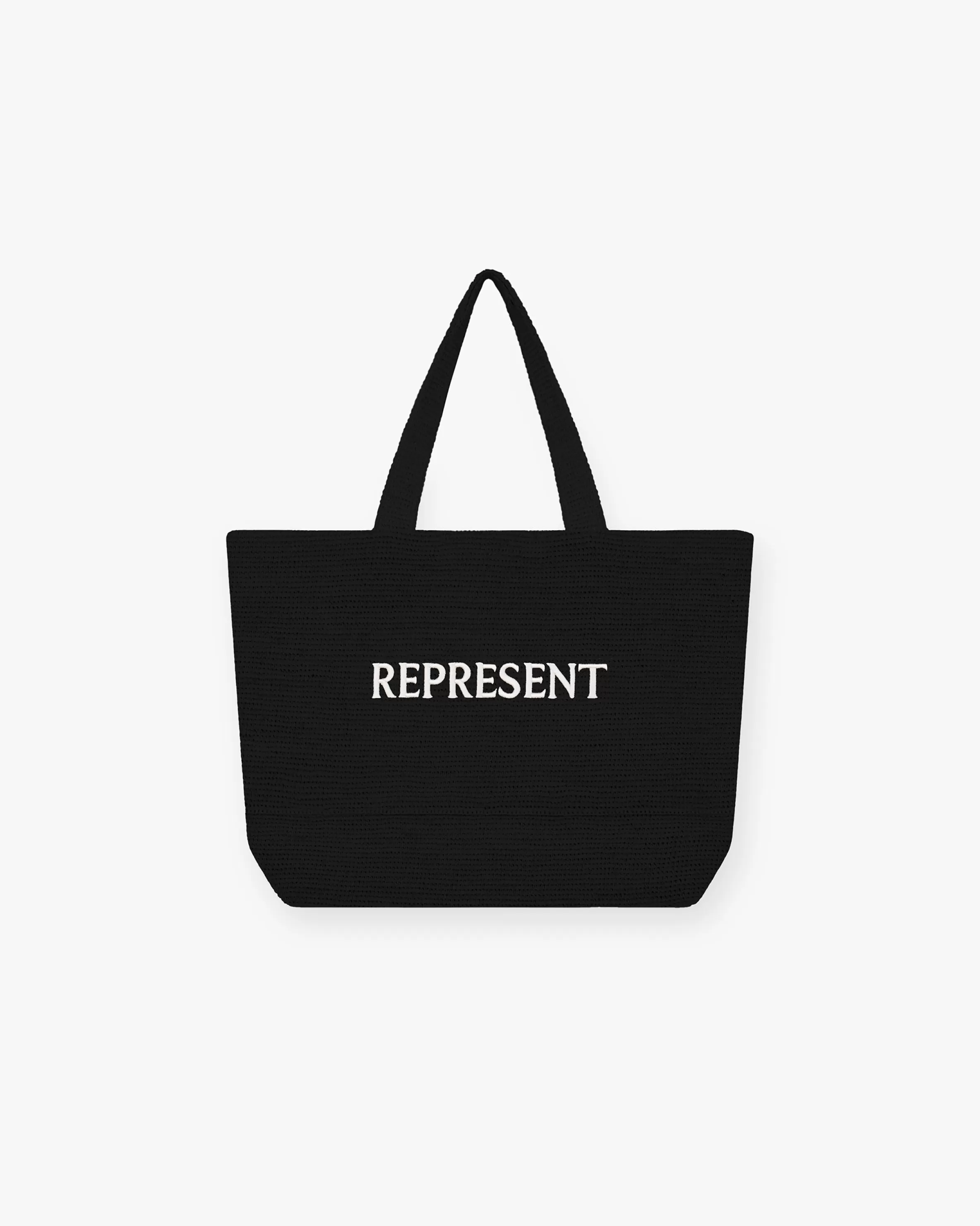 Raffia Tote Bag - Jet Black^Represent Cheap