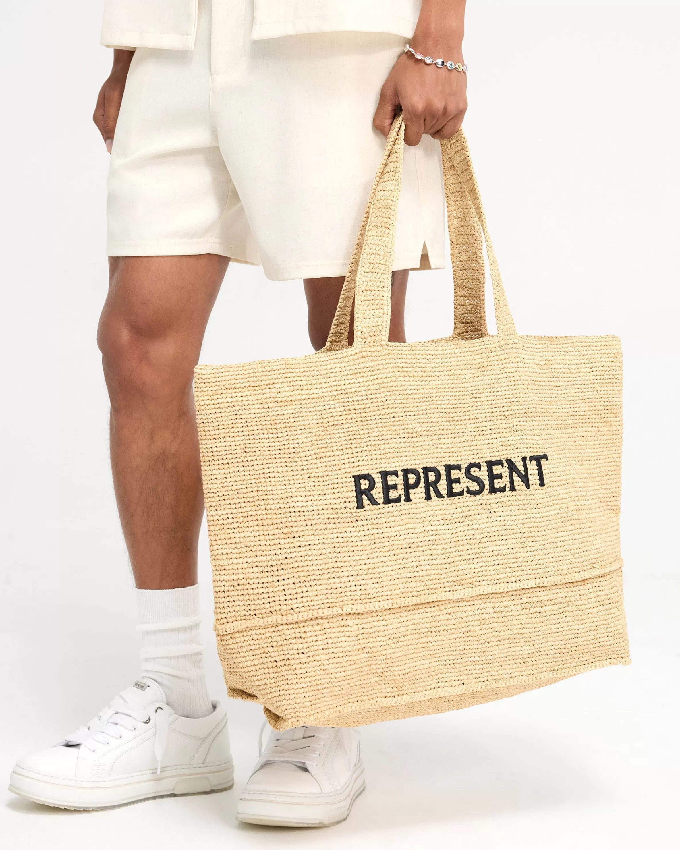 Raffia Tote Bag -^Represent Online