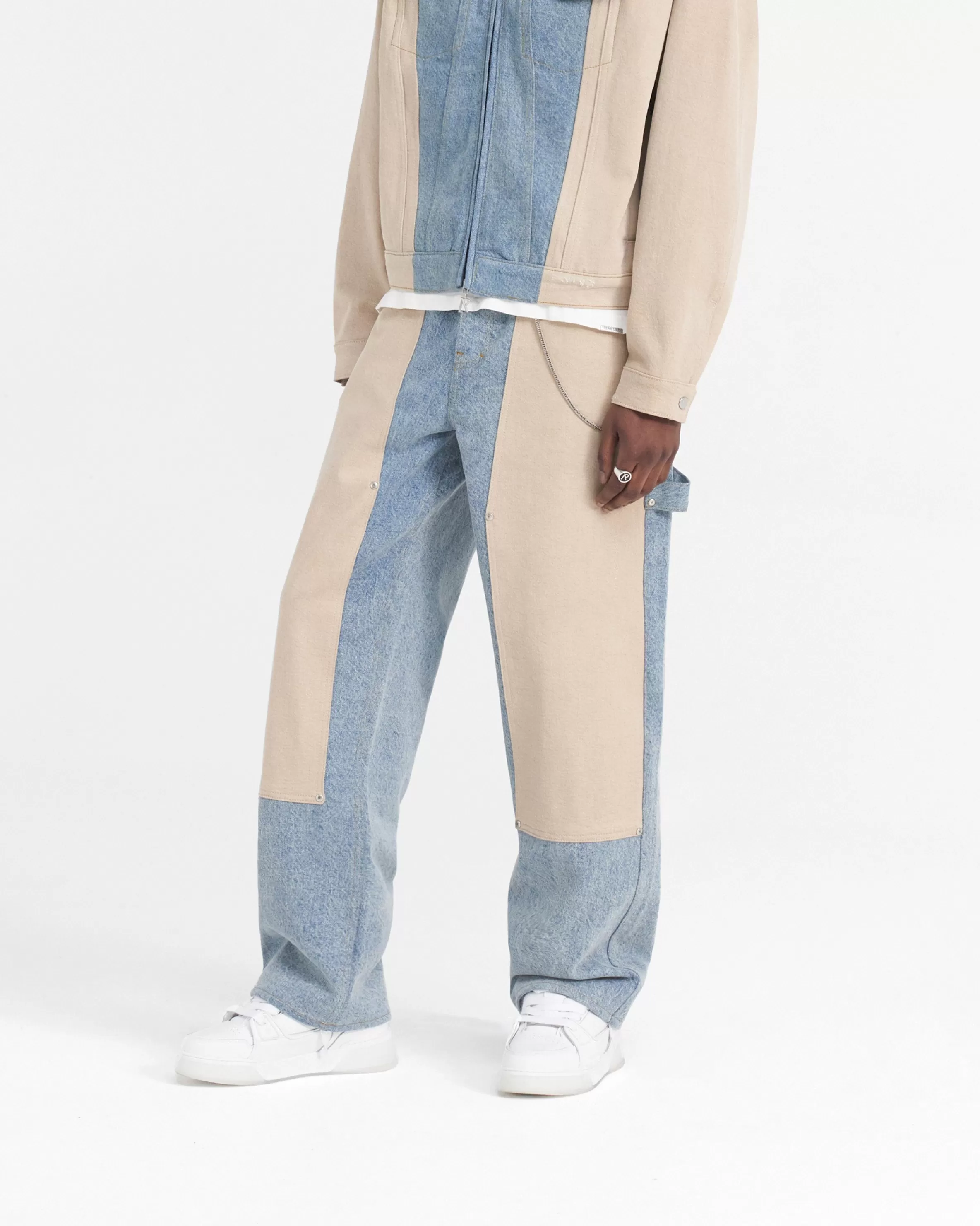 R3C-V2 Colour Block Carpenter Denim -^Represent Sale