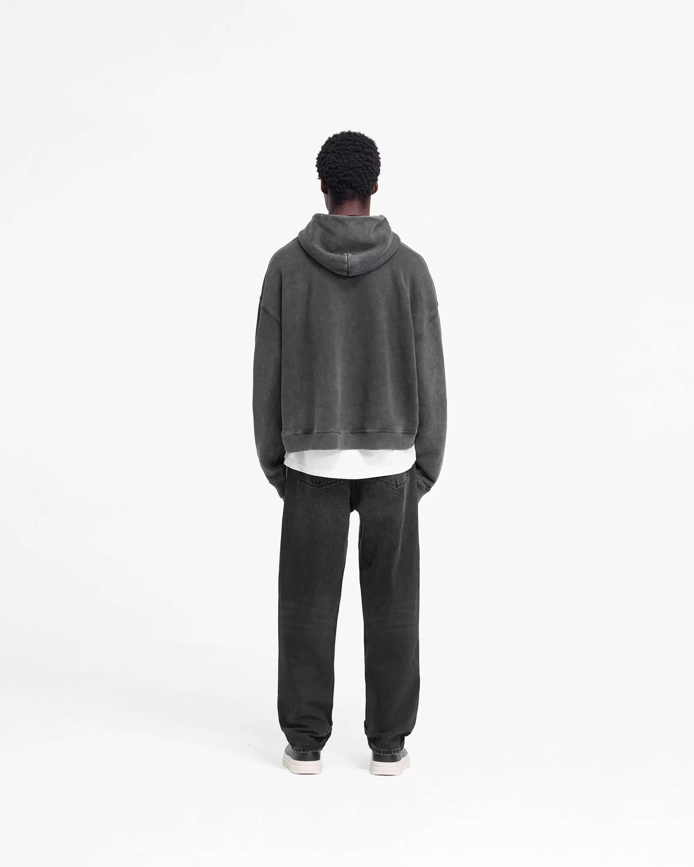 Rep Applique Hoodie - Vintage Black^Represent Shop