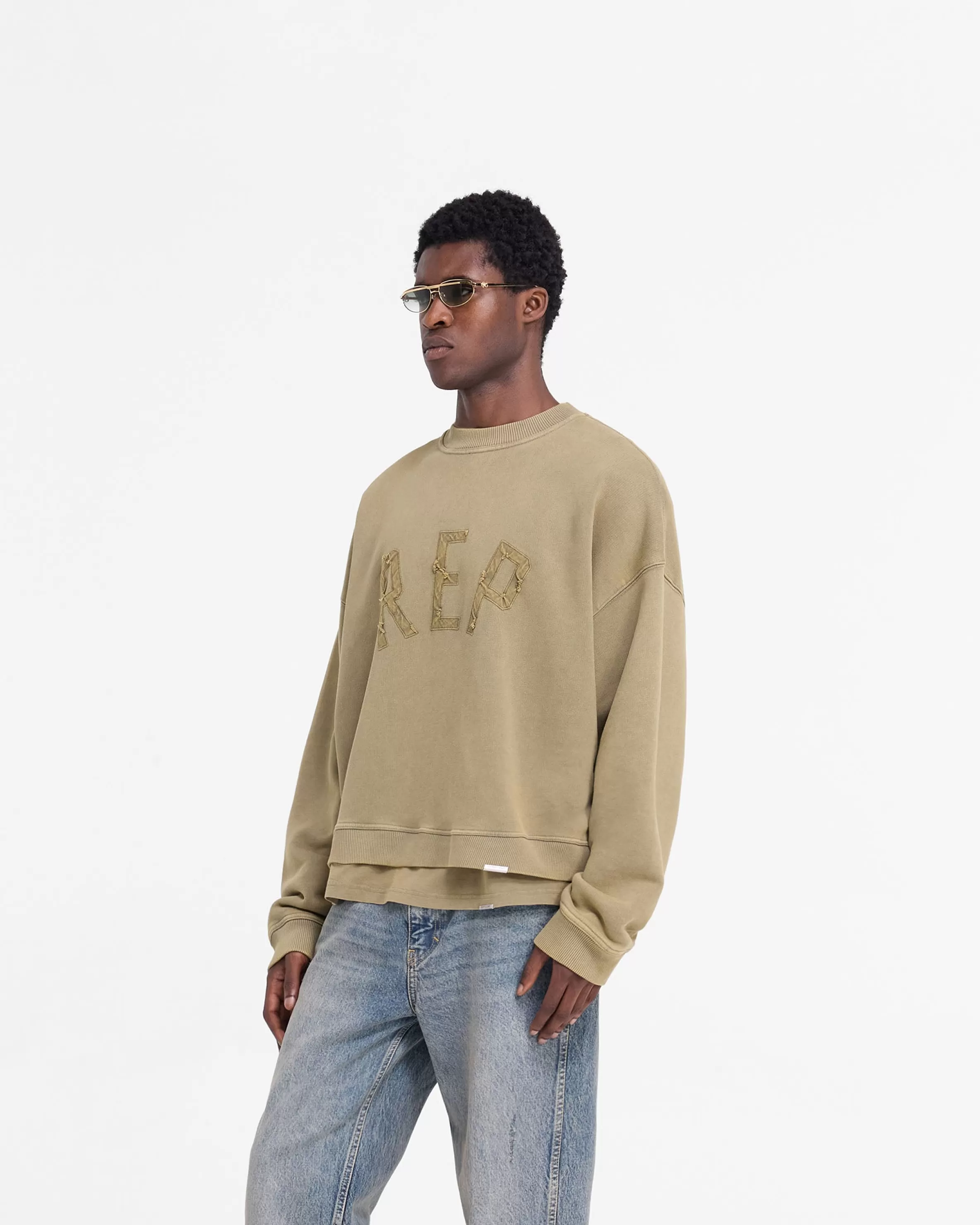 Rep Applique Sweater -^Represent Shop