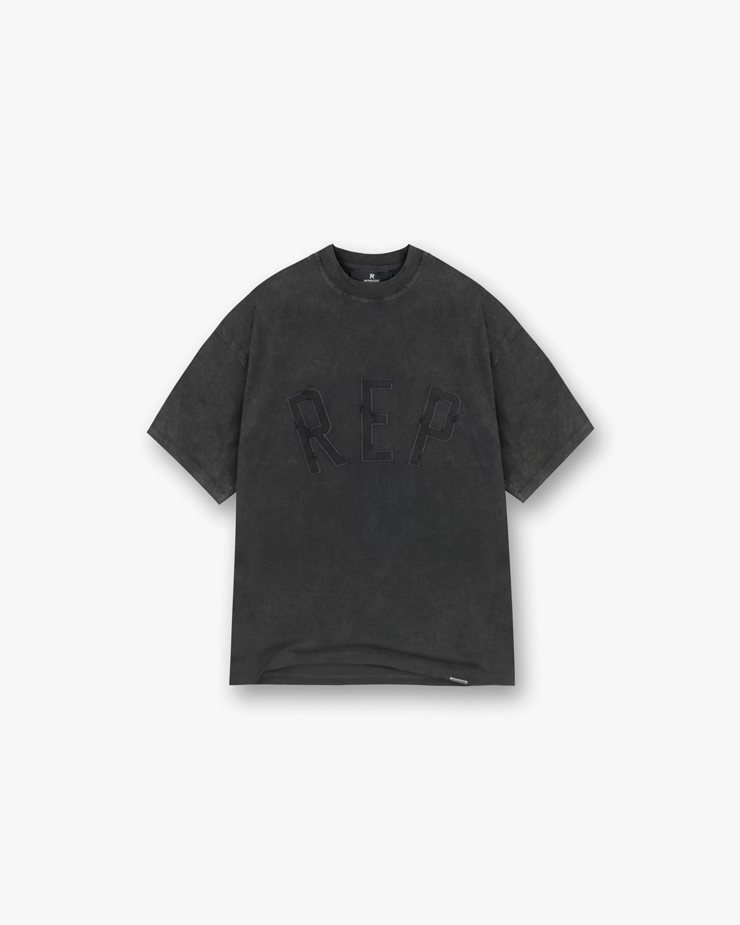 Rep Applique T-Shirt - Vintage Black^Represent Best