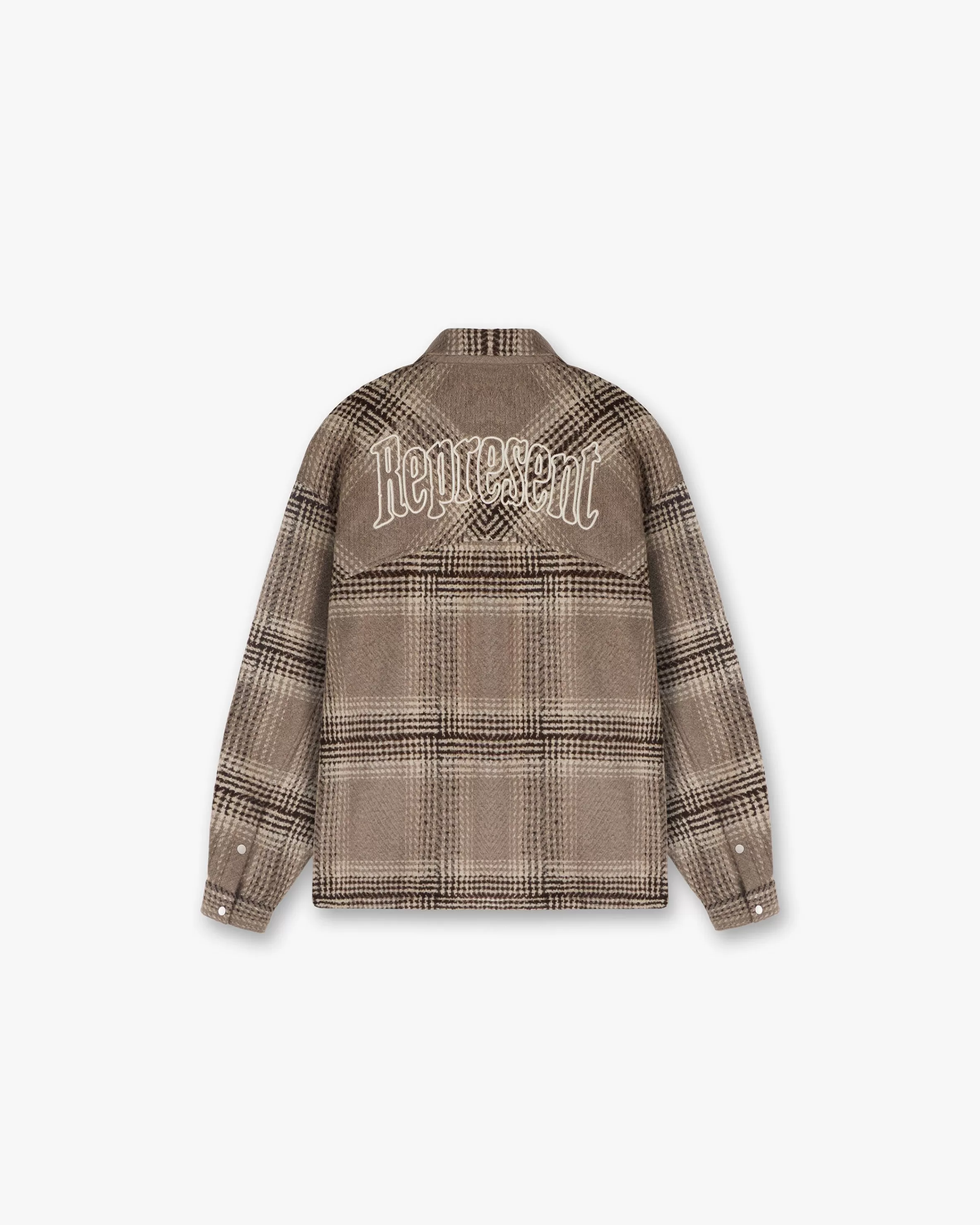 Flannel Shirt - Brown Check^Represent Best Sale