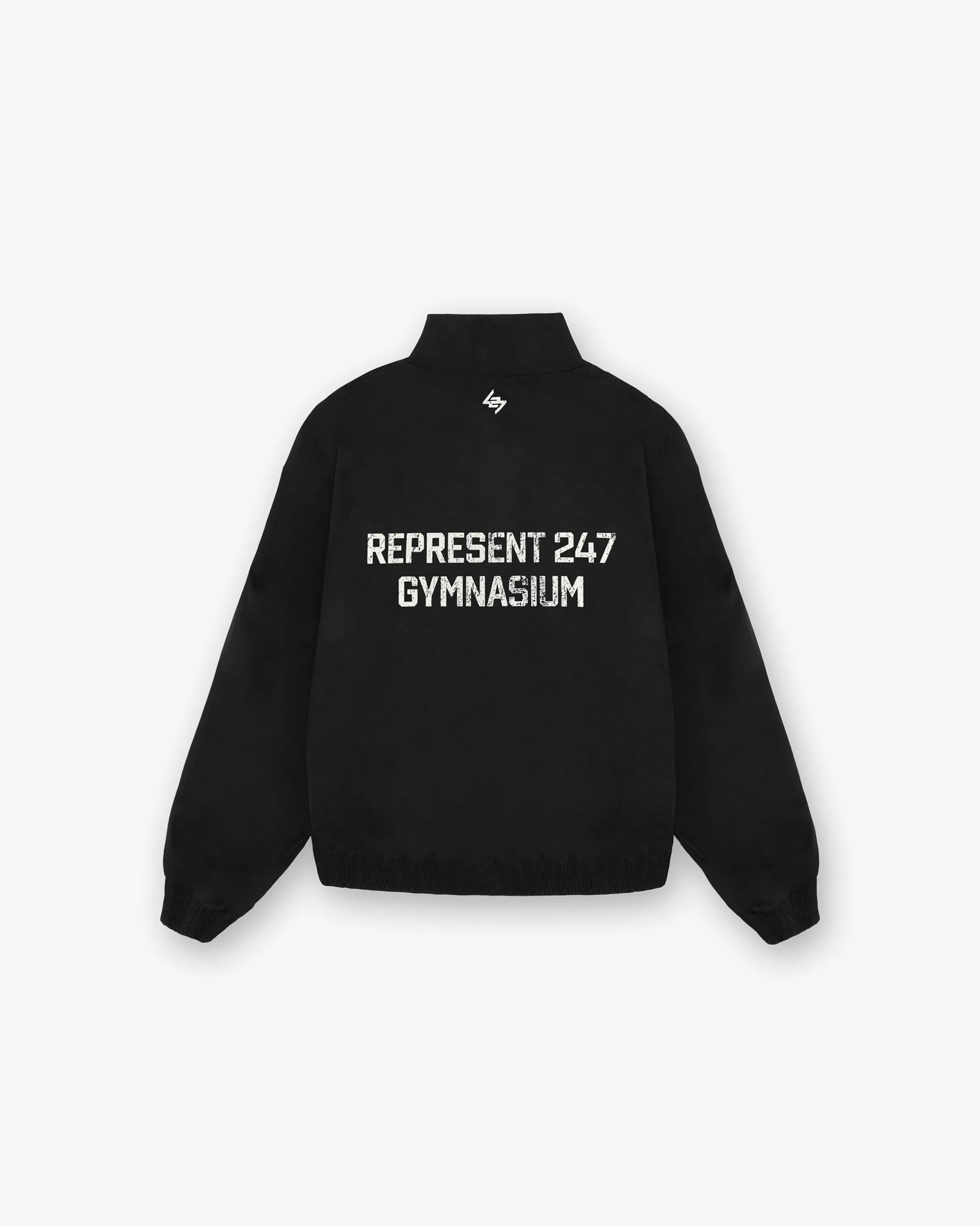 247 Gymnasium Track Jacket - Off Black^Represent Clearance